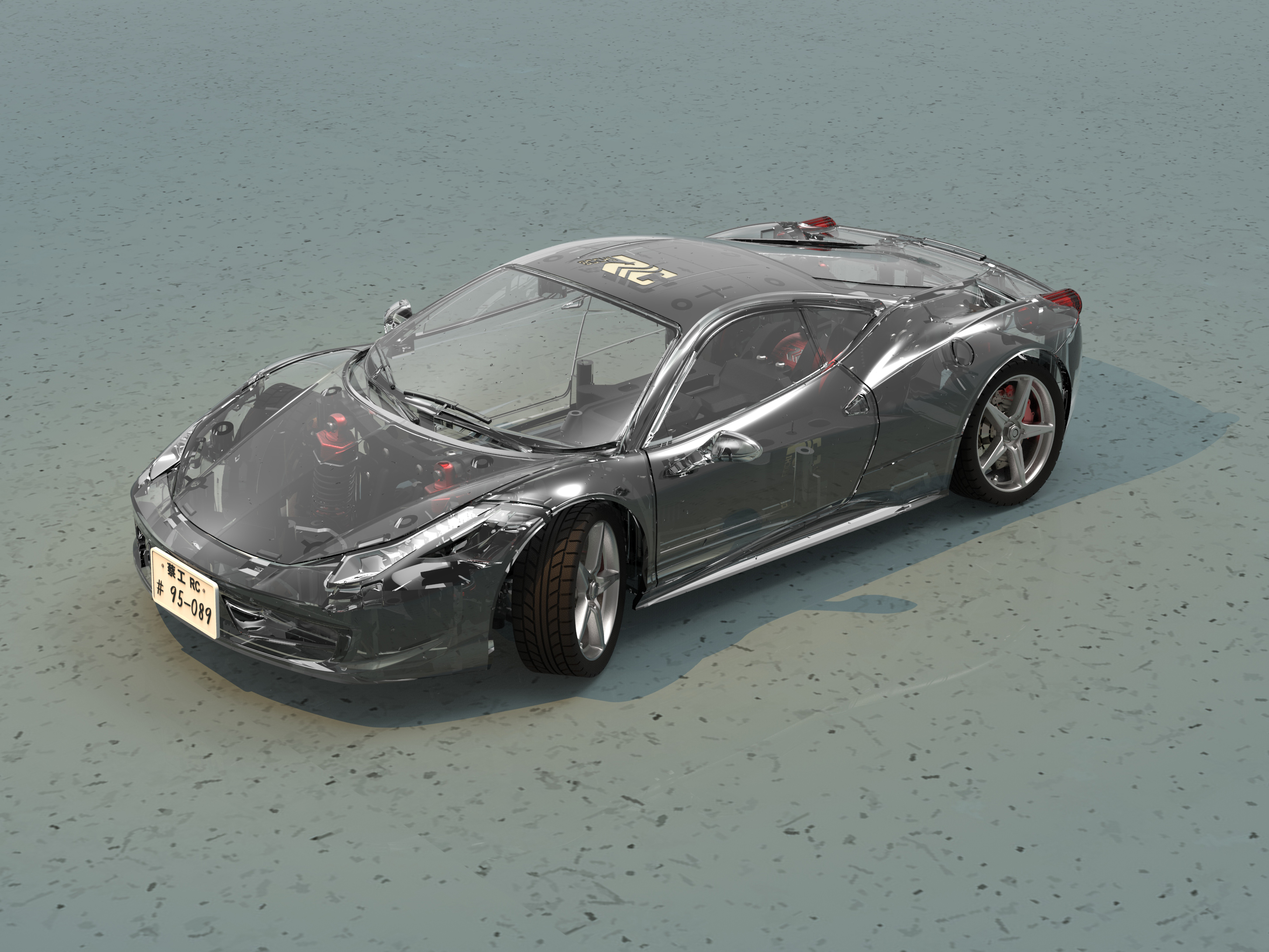 vehicle，RC，Remote control model，frame design，