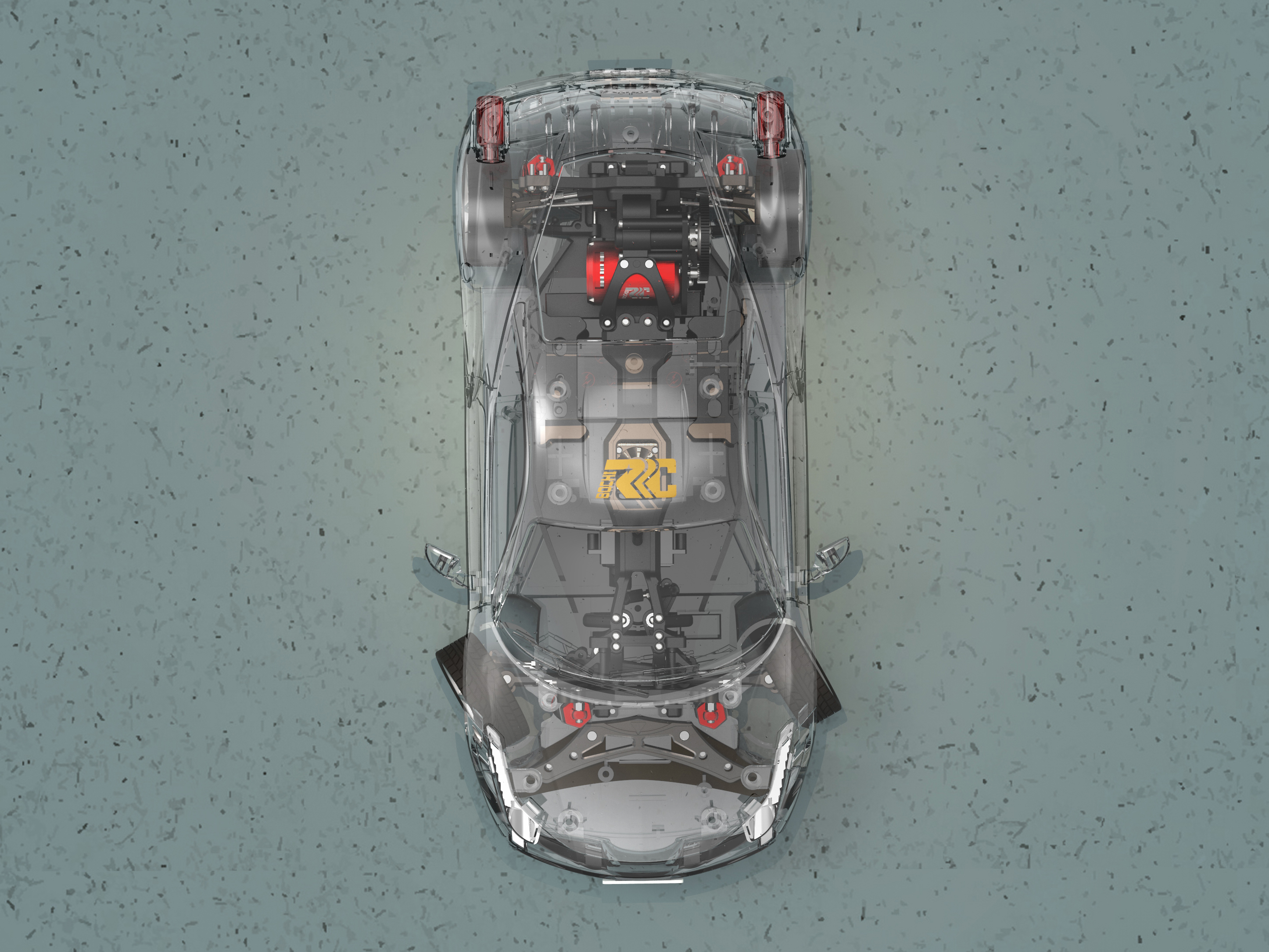 vehicle，RC，Remote control model，frame design，