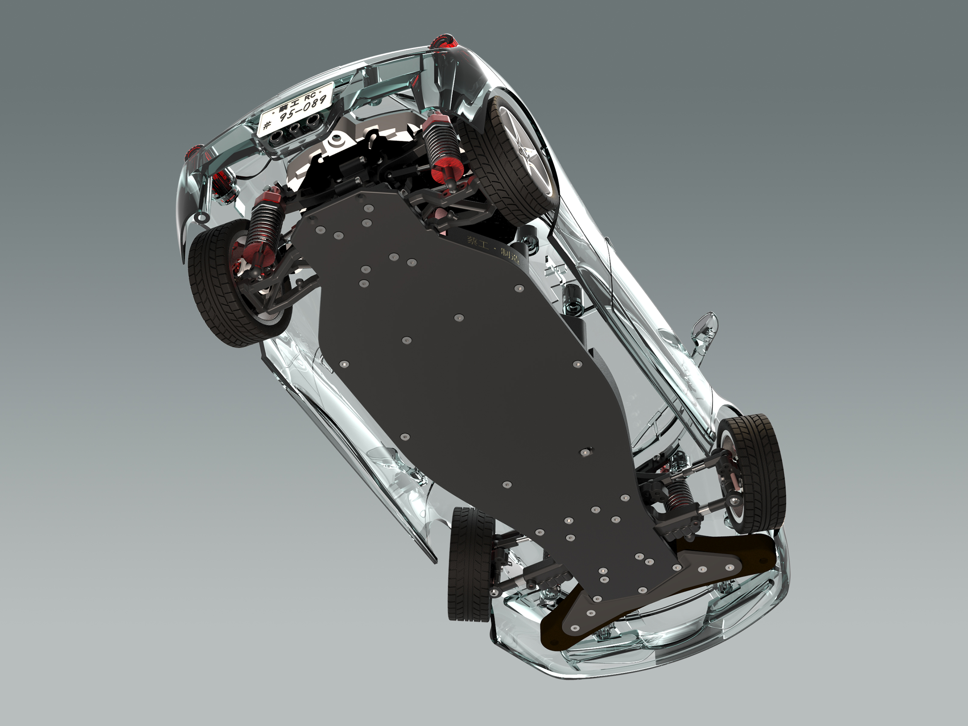vehicle，RC，Remote control model，frame design，