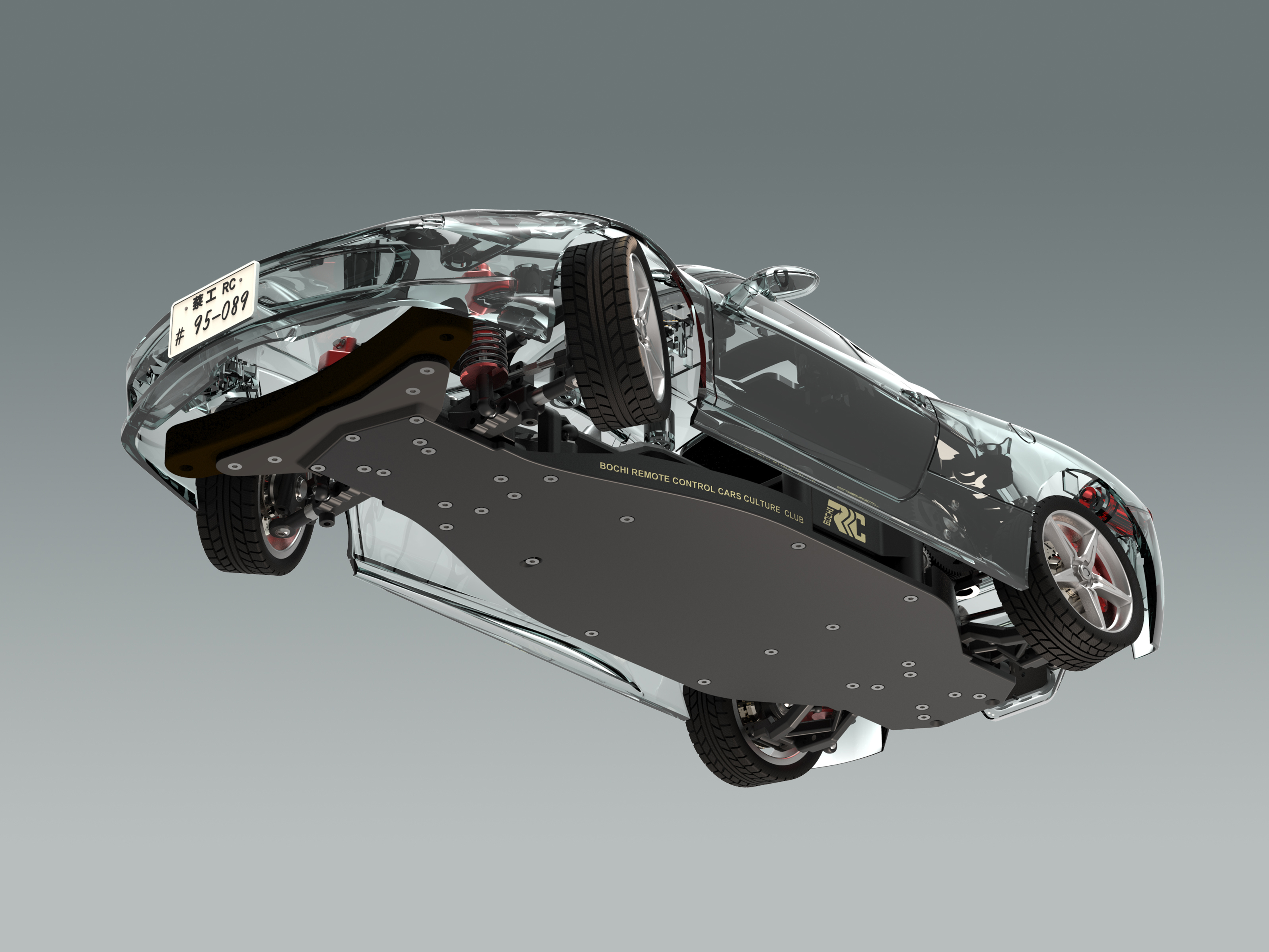 vehicle，RC，Remote control model，frame design，