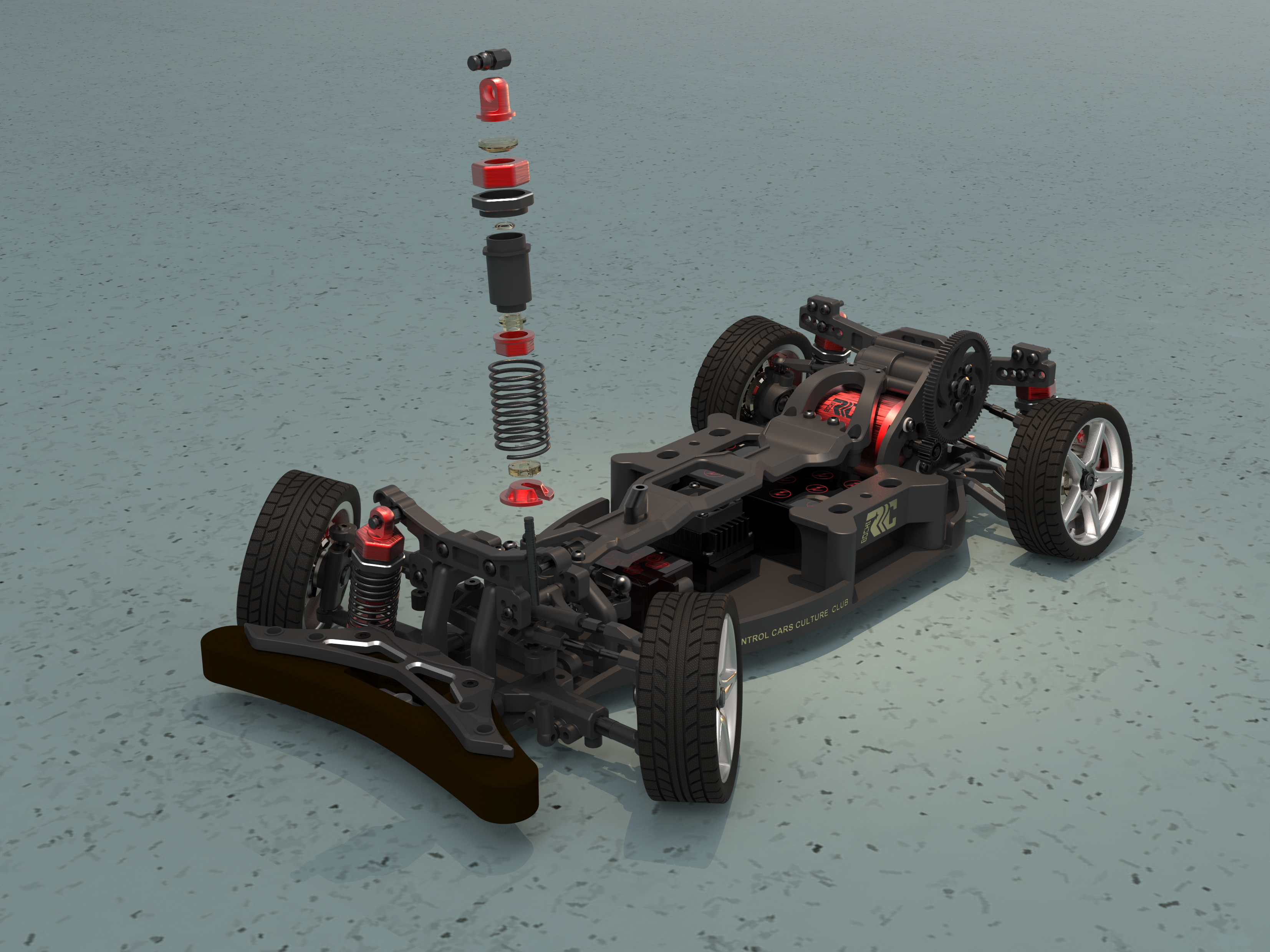 vehicle，RC，Remote control model，frame design，