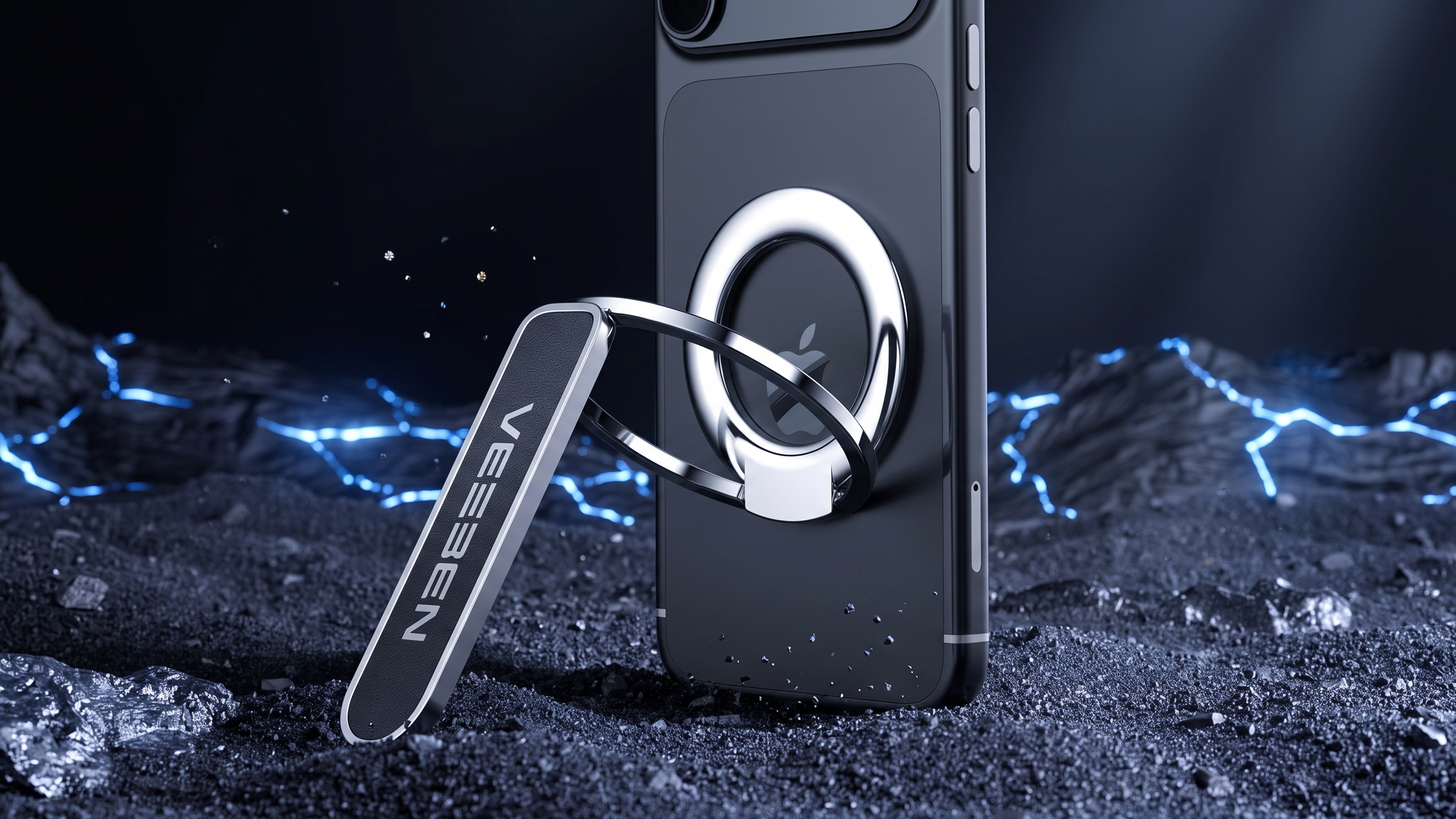 Mobile phone bracket，Magnetic suction support，Double Ring Bracket，vehicle，Portable，Rotating bracket，