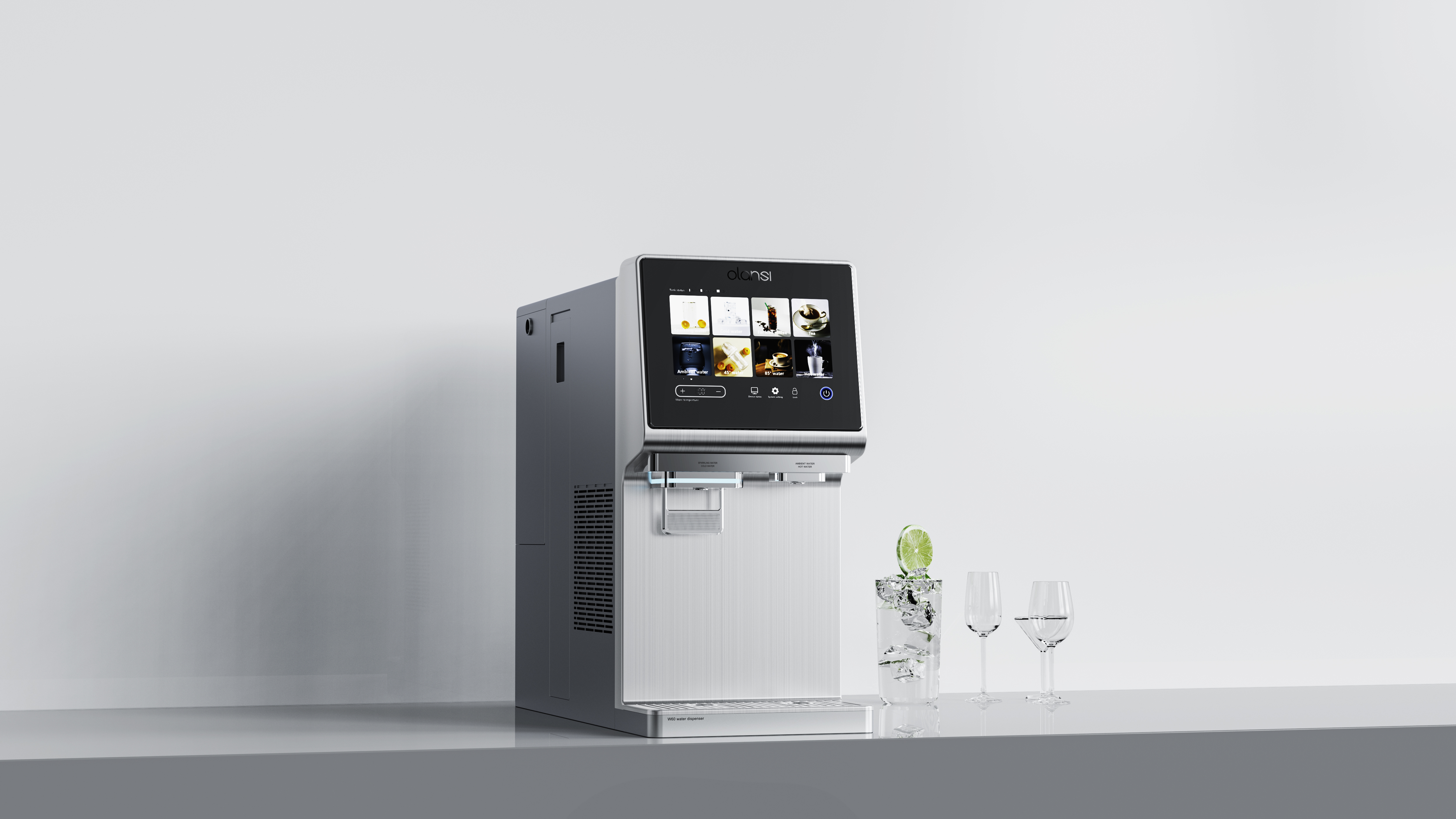 industrial design，product design，Water purifier，Drinking machine，Water dispenser，Sparkling Water，