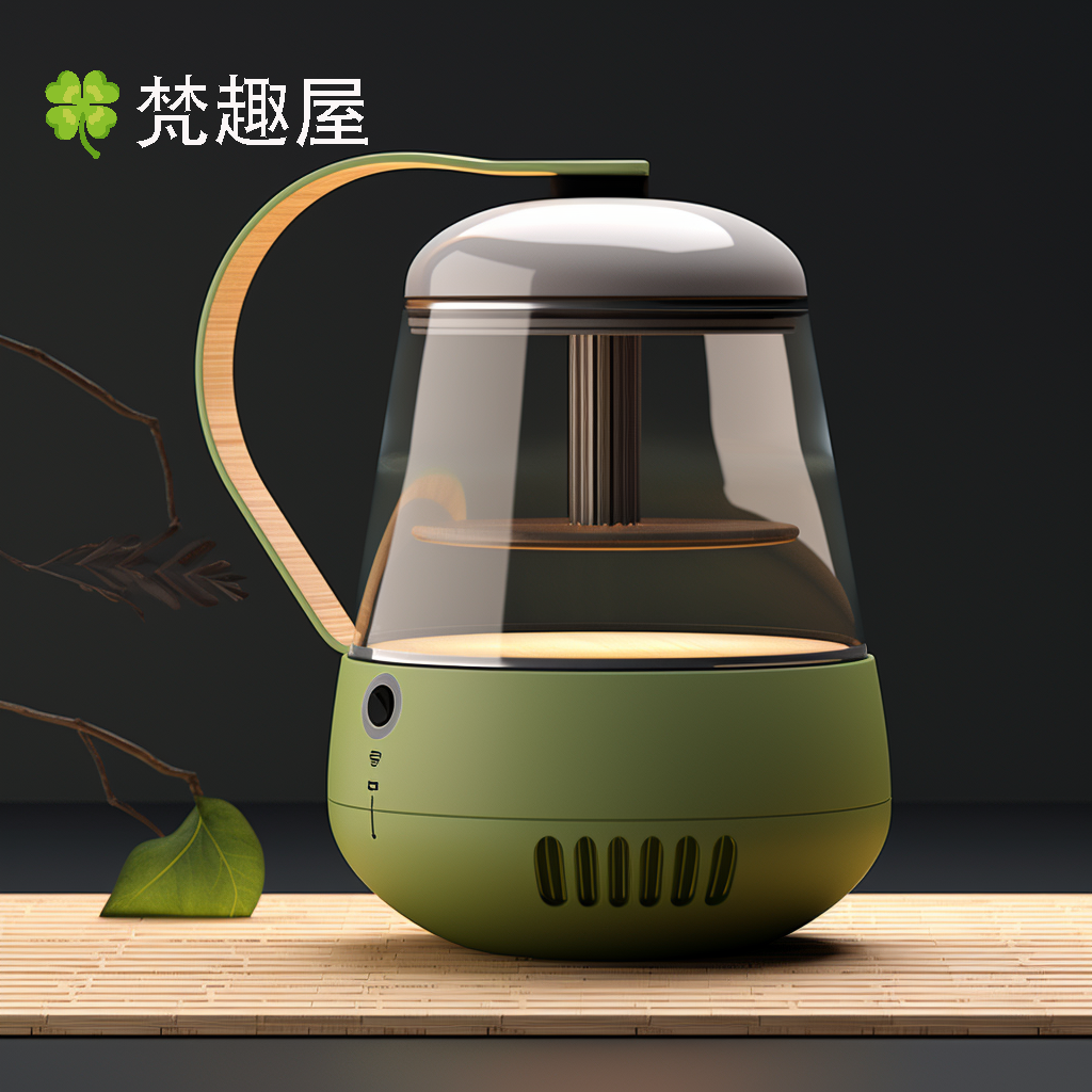 Industrial Design Order，Humidifier design，Rhino Modeling，Keyshot Rendering，