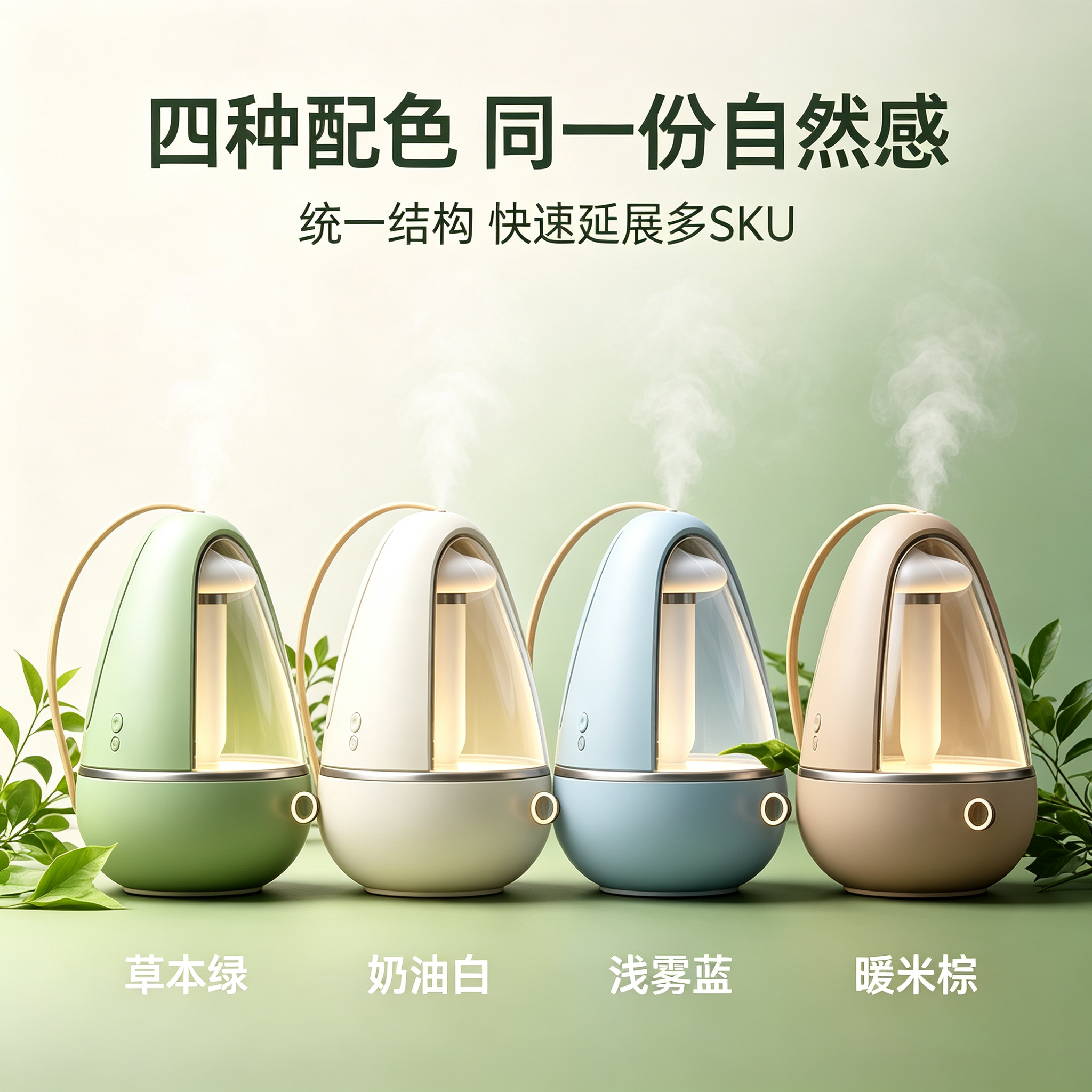 Industrial Design Order，Humidifier design，Rhino Modeling，Keyshot Rendering，