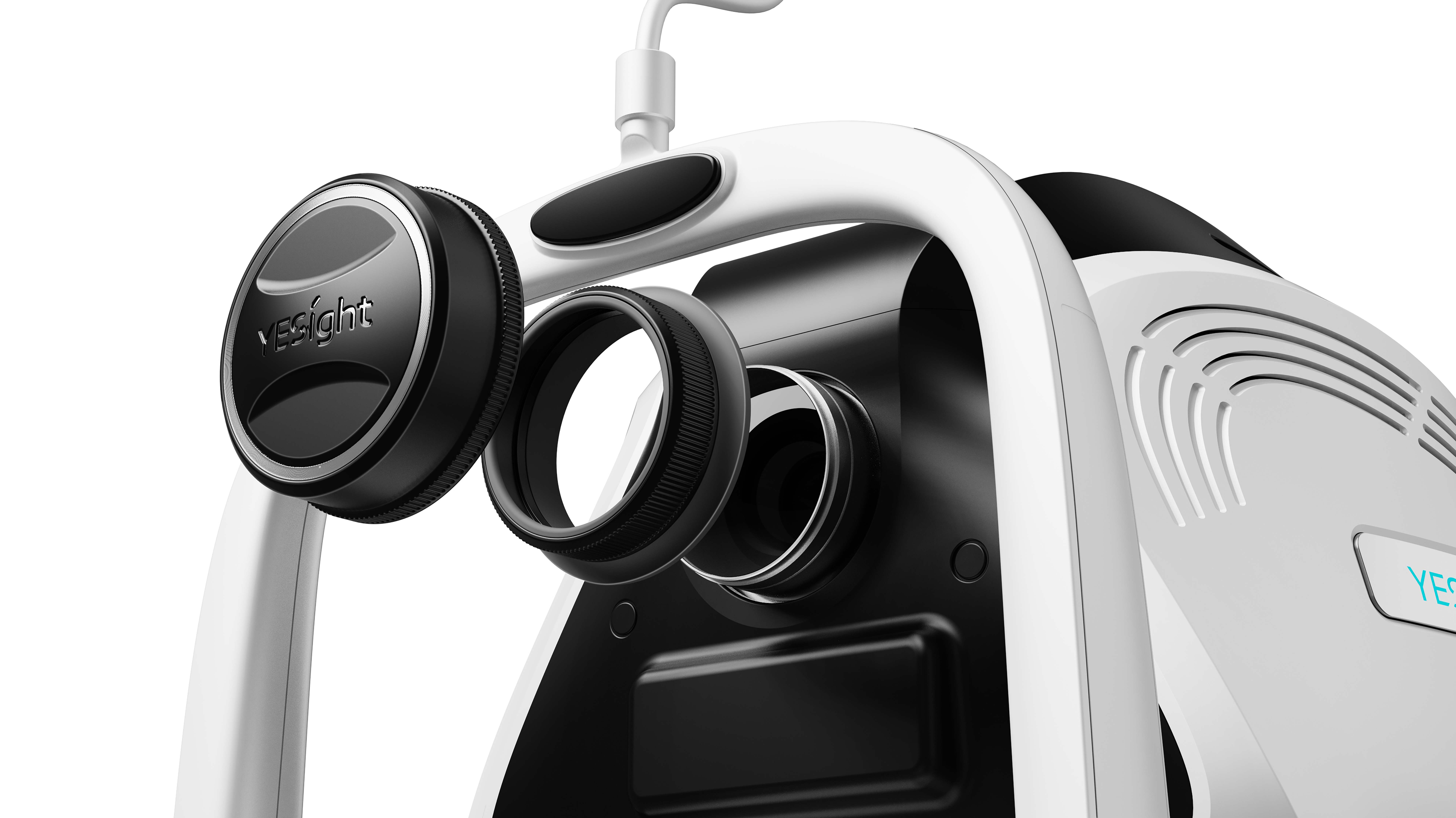 fundus camera ，medical apparatus and instruments，industrial design，High-end texture，Eye Screening，