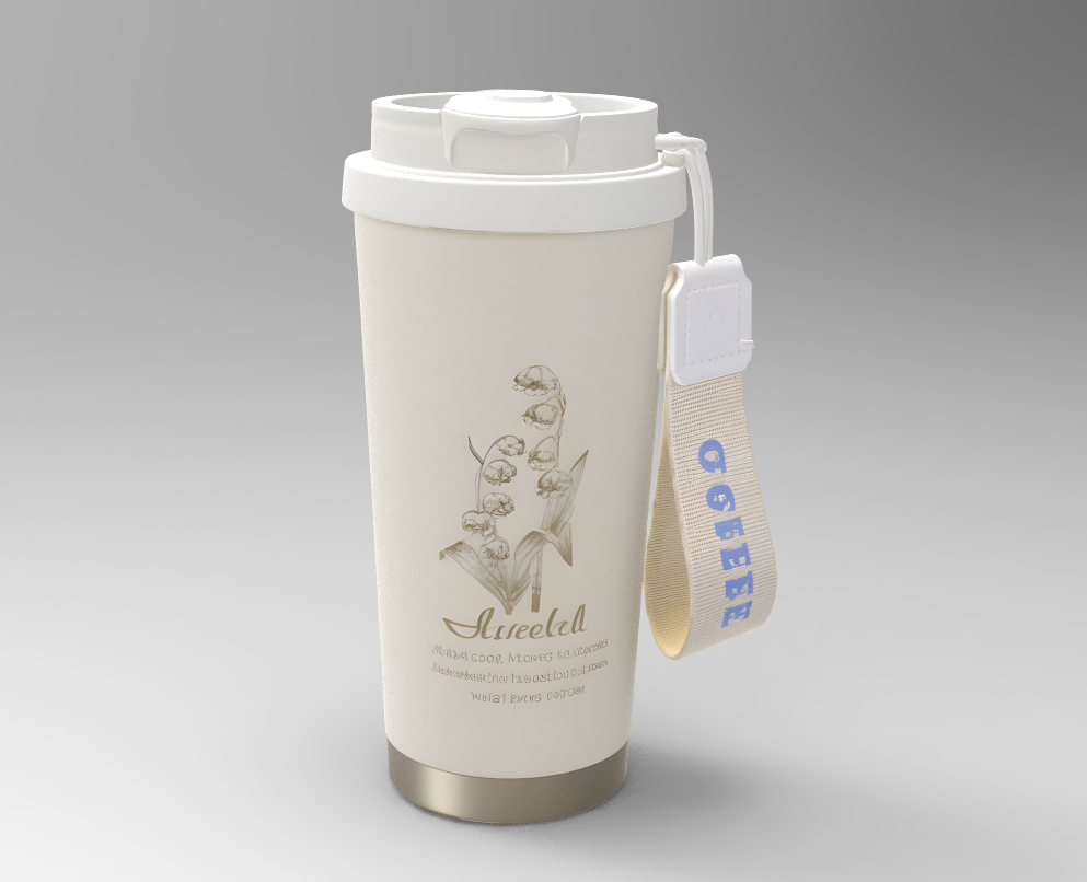 Appearance design of water cup，industrial design，Industrial Design Order，Daily Products，Portable coffee cup，