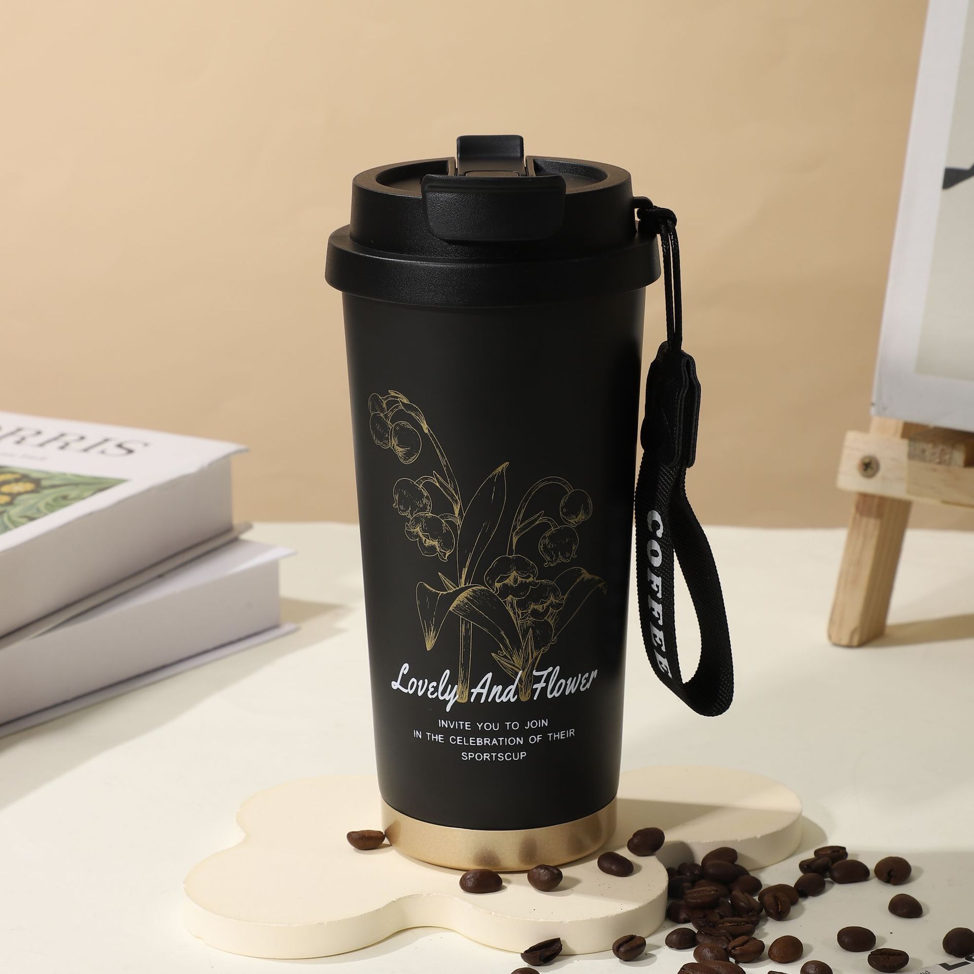 Appearance design of water cup，industrial design，Industrial Design Order，Daily Products，Portable coffee cup，