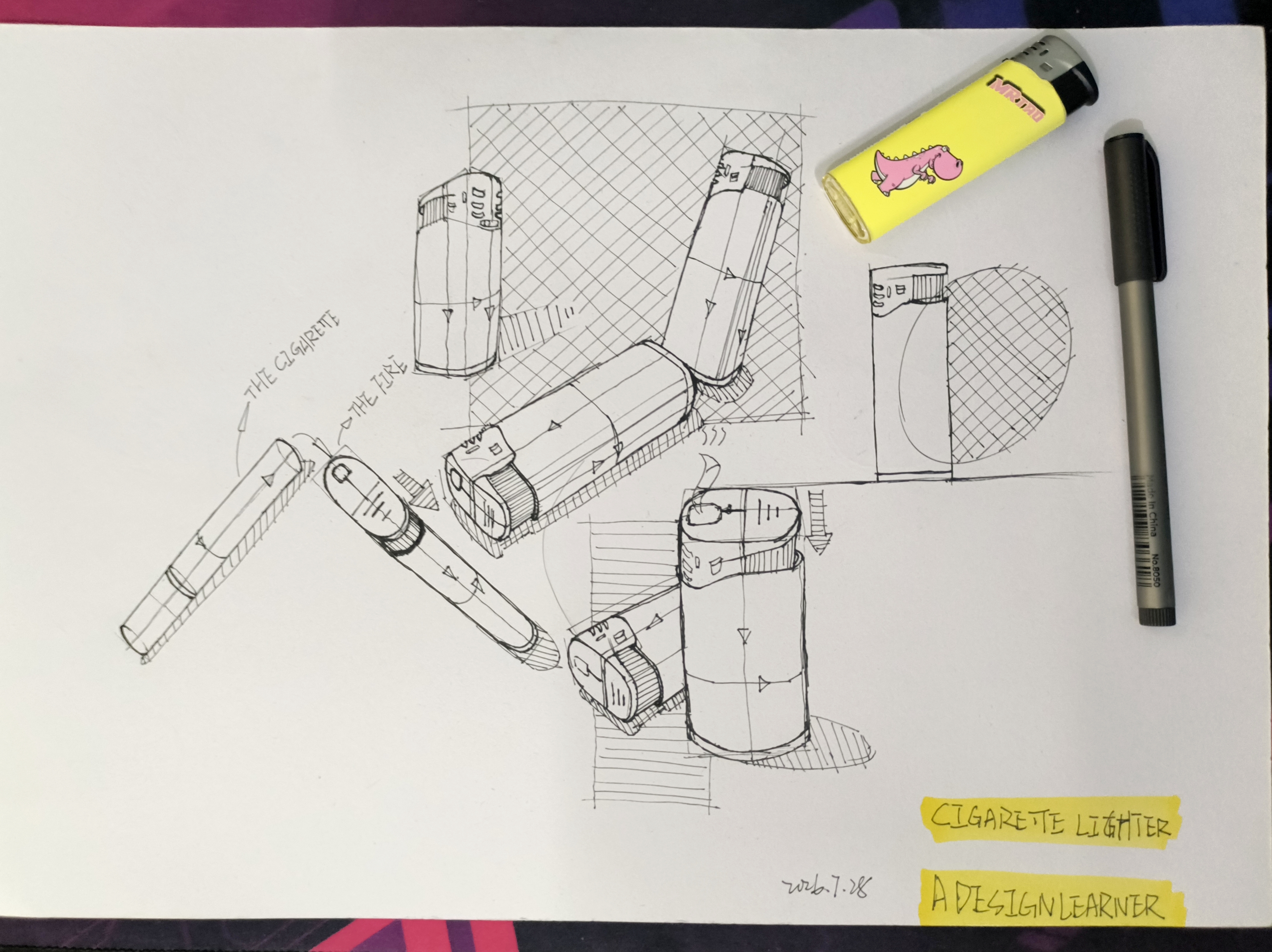 Hand drawn，