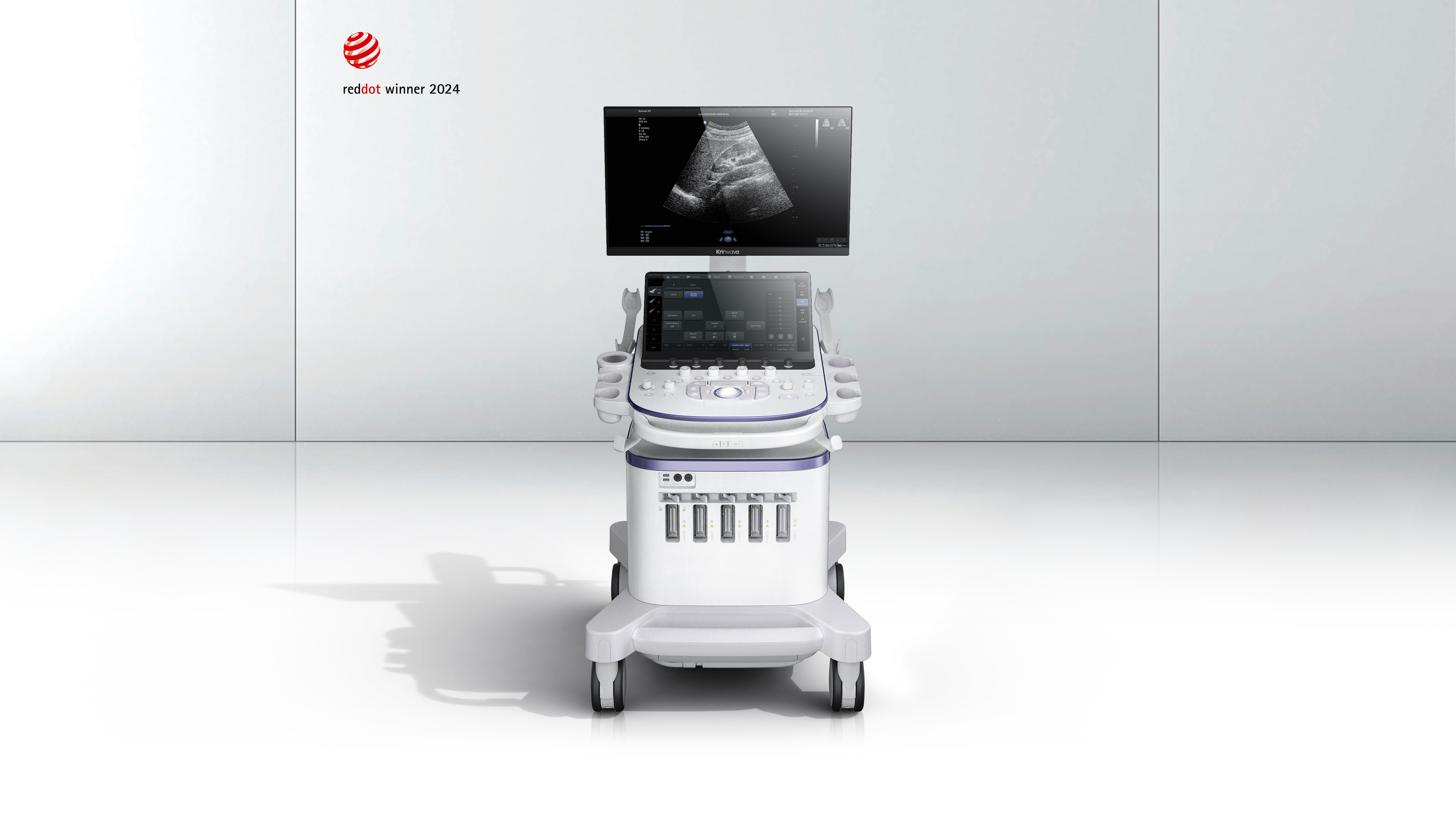 industrial design，product design，medical apparatus and instruments，Ultrasonic diagnosis system，Red dot award，