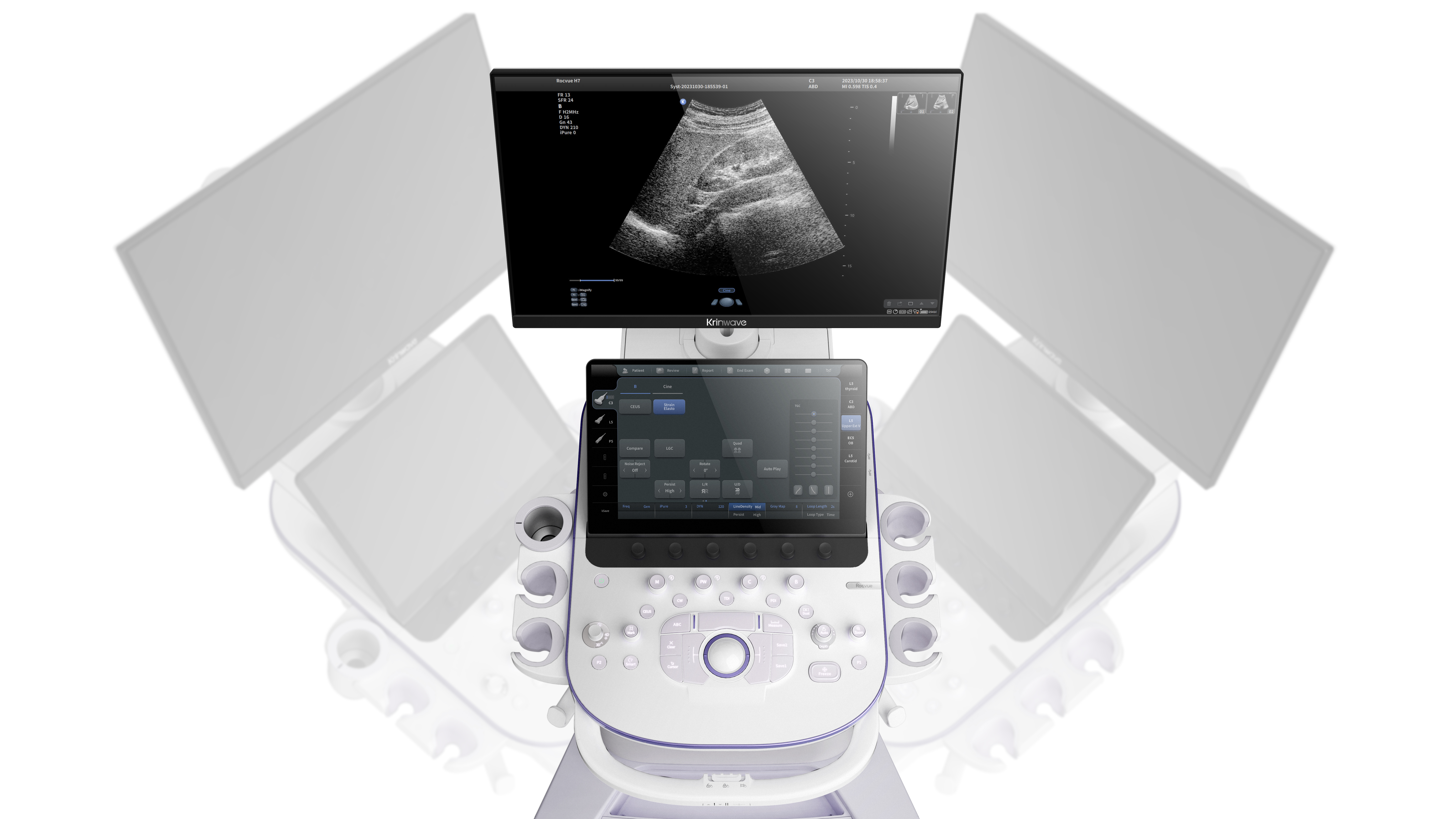 industrial design，product design，medical apparatus and instruments，Ultrasonic diagnosis system，Red dot award，