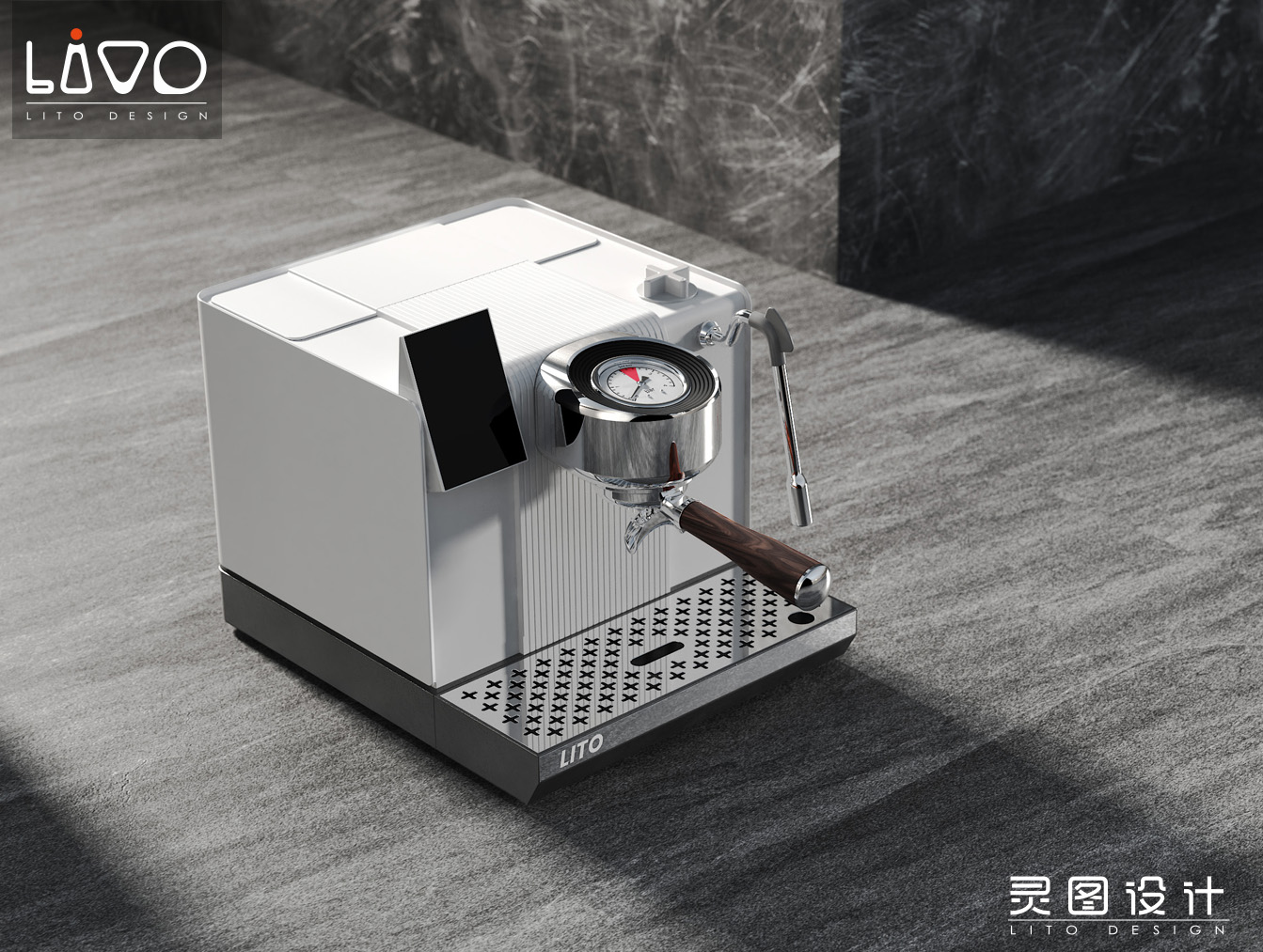 Coffee machine design，product design，Italian coffee machine，High-value coffee machine，Appearance design，Home appliance design，Household coffee machine，Commercial coffee machine，