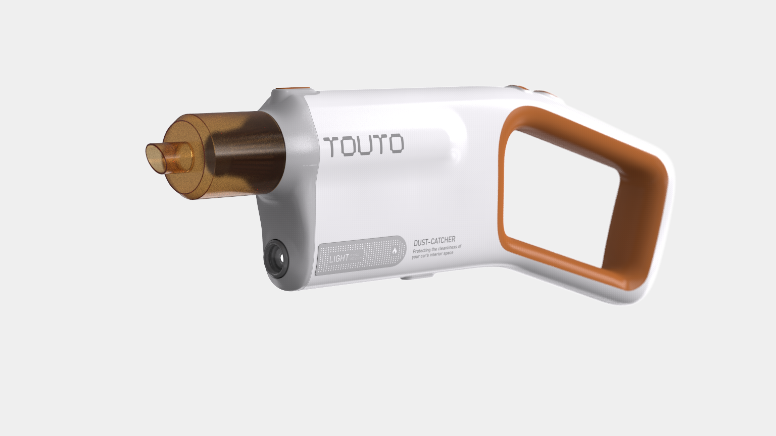 Vehicle vacuum cleaner，Mellow feeling，lighting，Vacuuming，Functional products，Hand tools，Modular design，Product modeling，