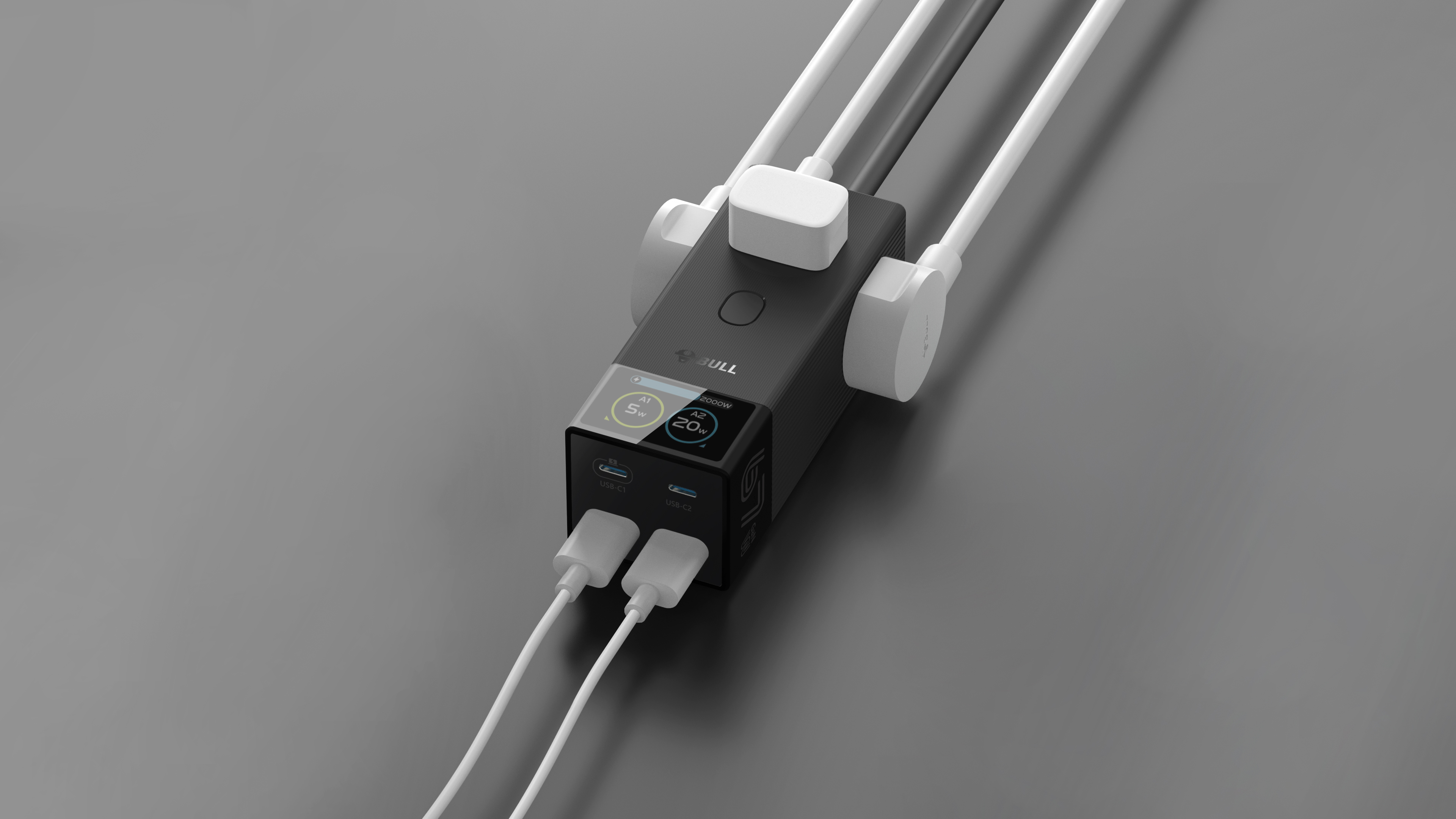 bull，Charger，Desktop charging station，Electronics，