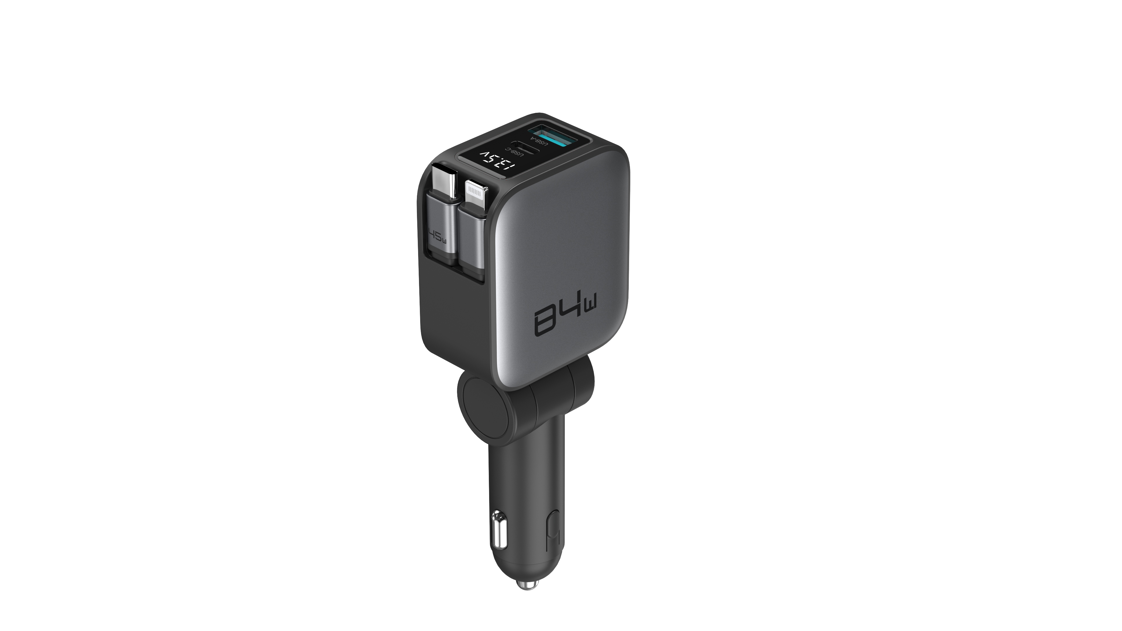 Telescopic line car charger，Digital，Car charger，Car charging，flexible wire，vehicle，