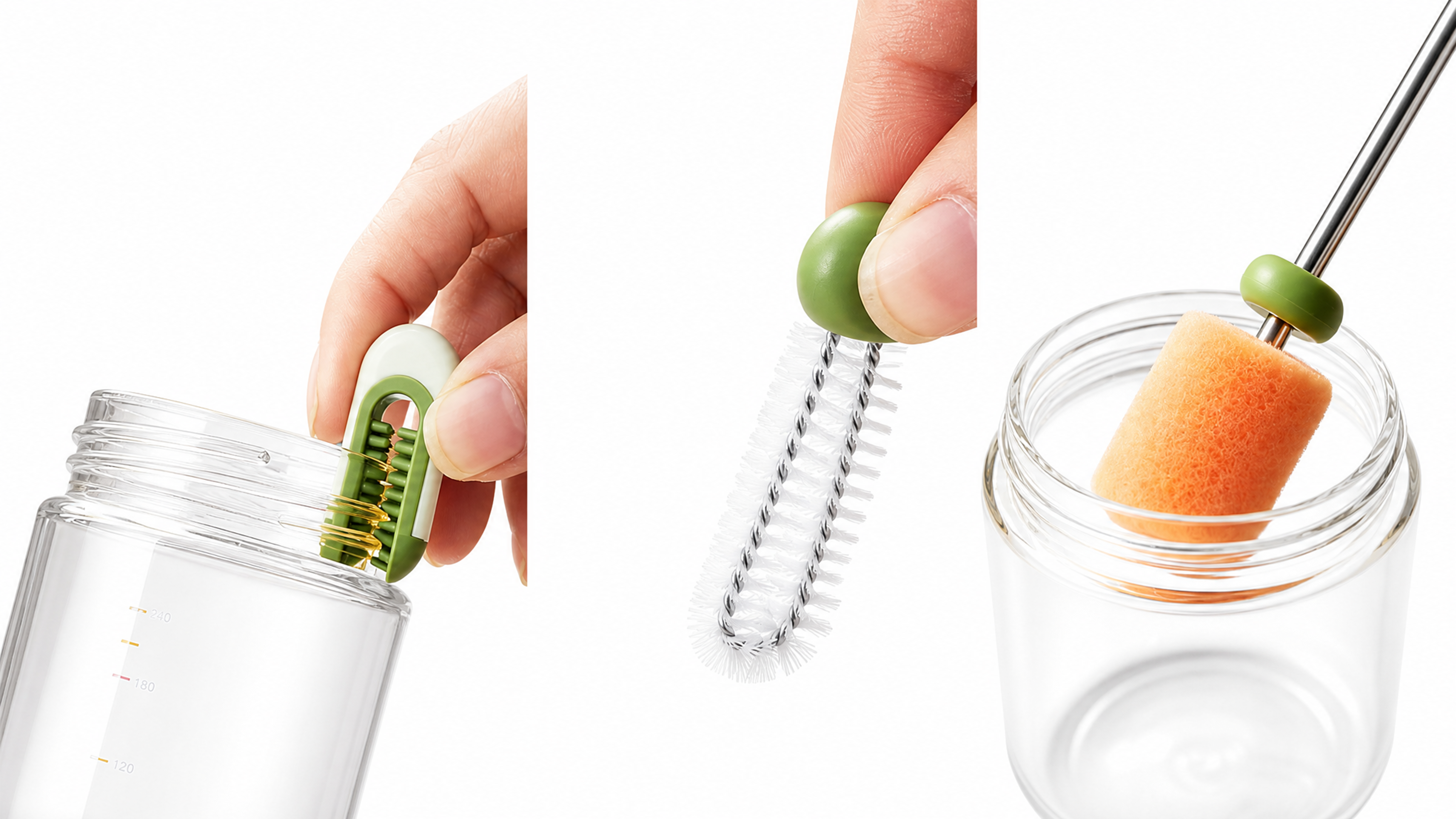 Clean cup brush，