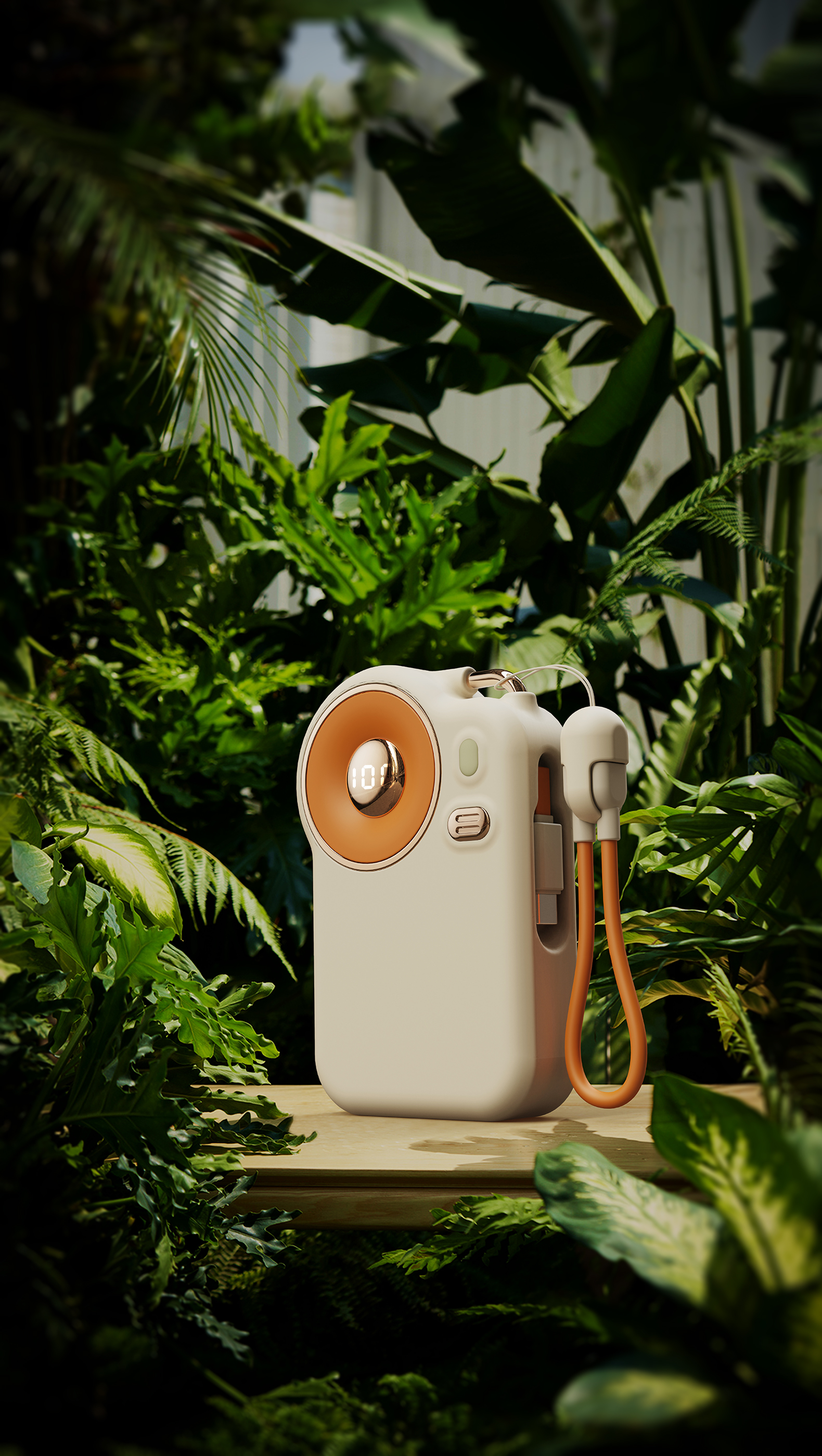 portable source，portable battery，Digital 3C，Big-Eyed Frog，20000mAh，emergency lamp，Own line，