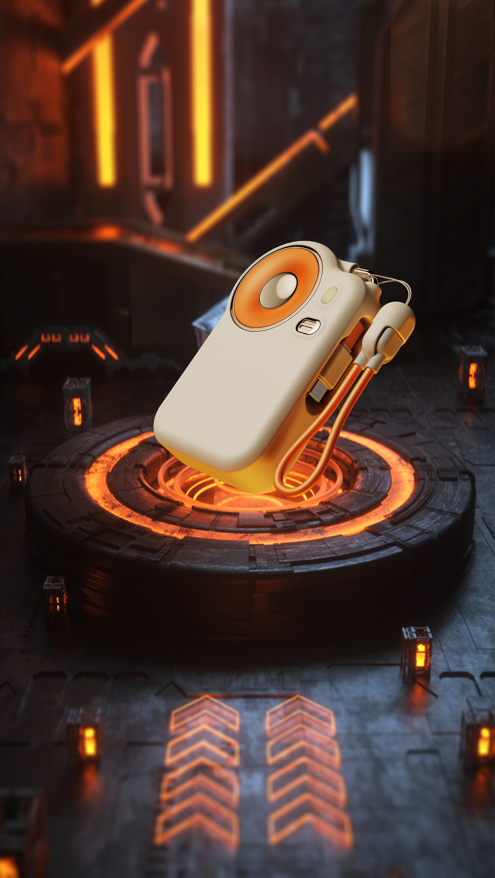 portable source，portable battery，Digital 3C，Big-Eyed Frog，20000mAh，emergency lamp，Own line，