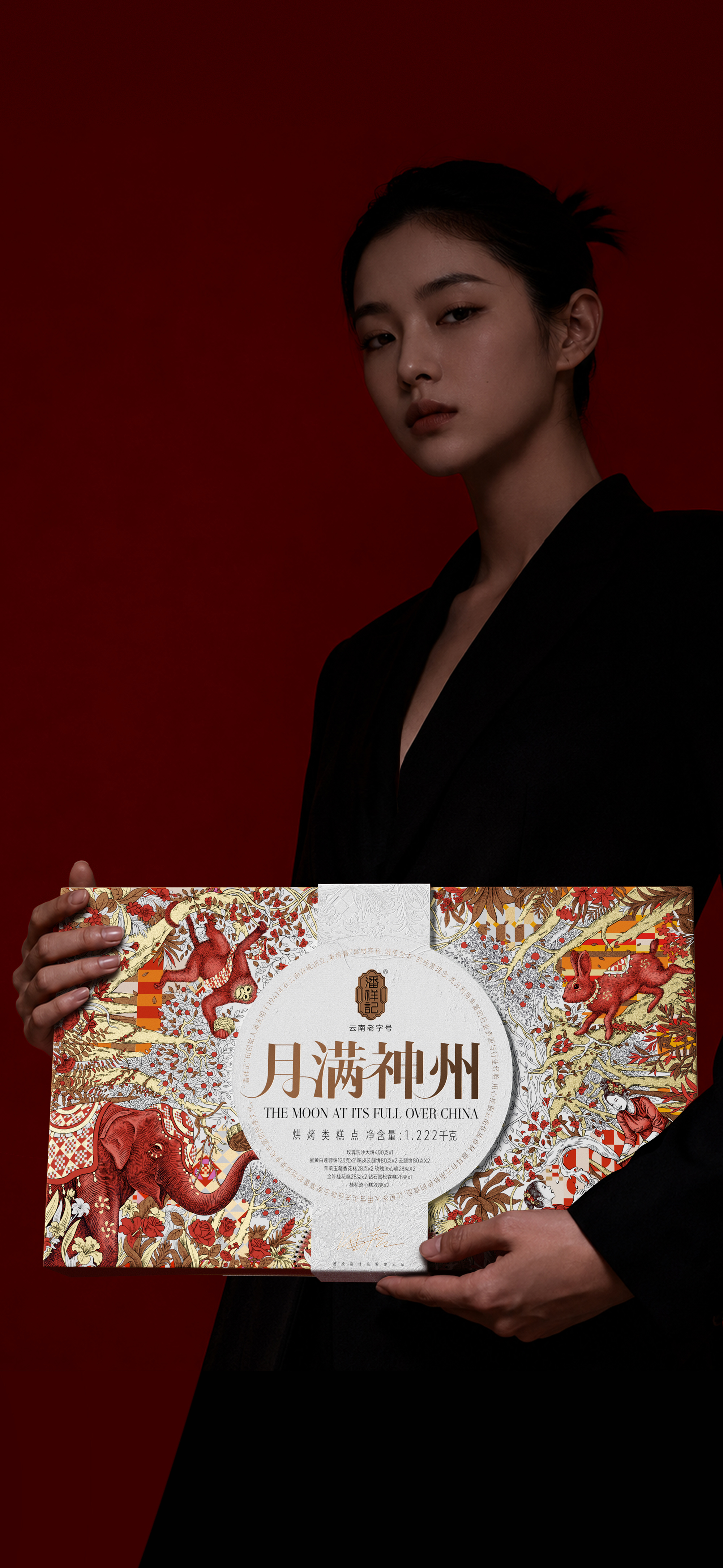 Design，packing design，Gift box packaging，Moon cake gift box，Pan Hu Design，Pan Xiangji，