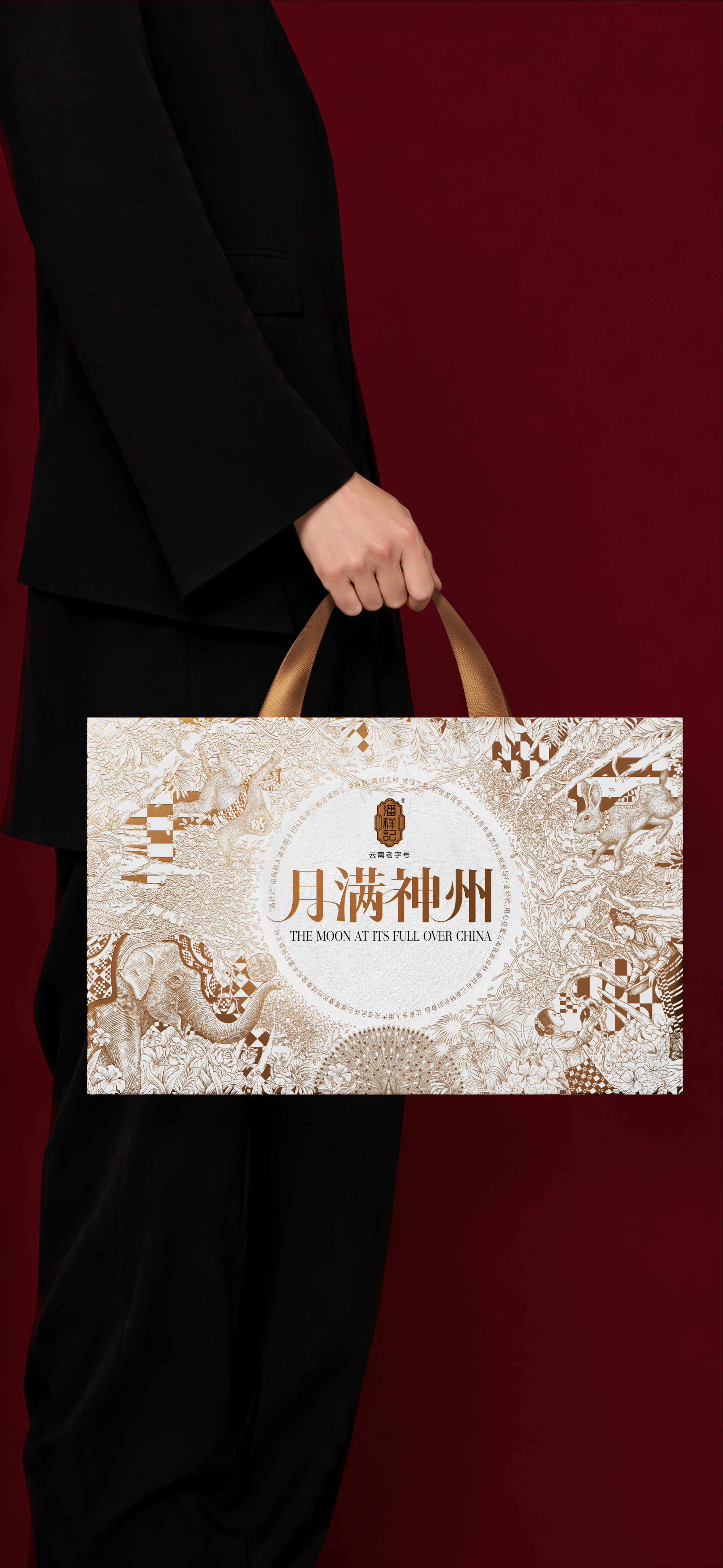 Design，packing design，Gift box packaging，Moon cake gift box，Pan Hu Design，Pan Xiangji，
