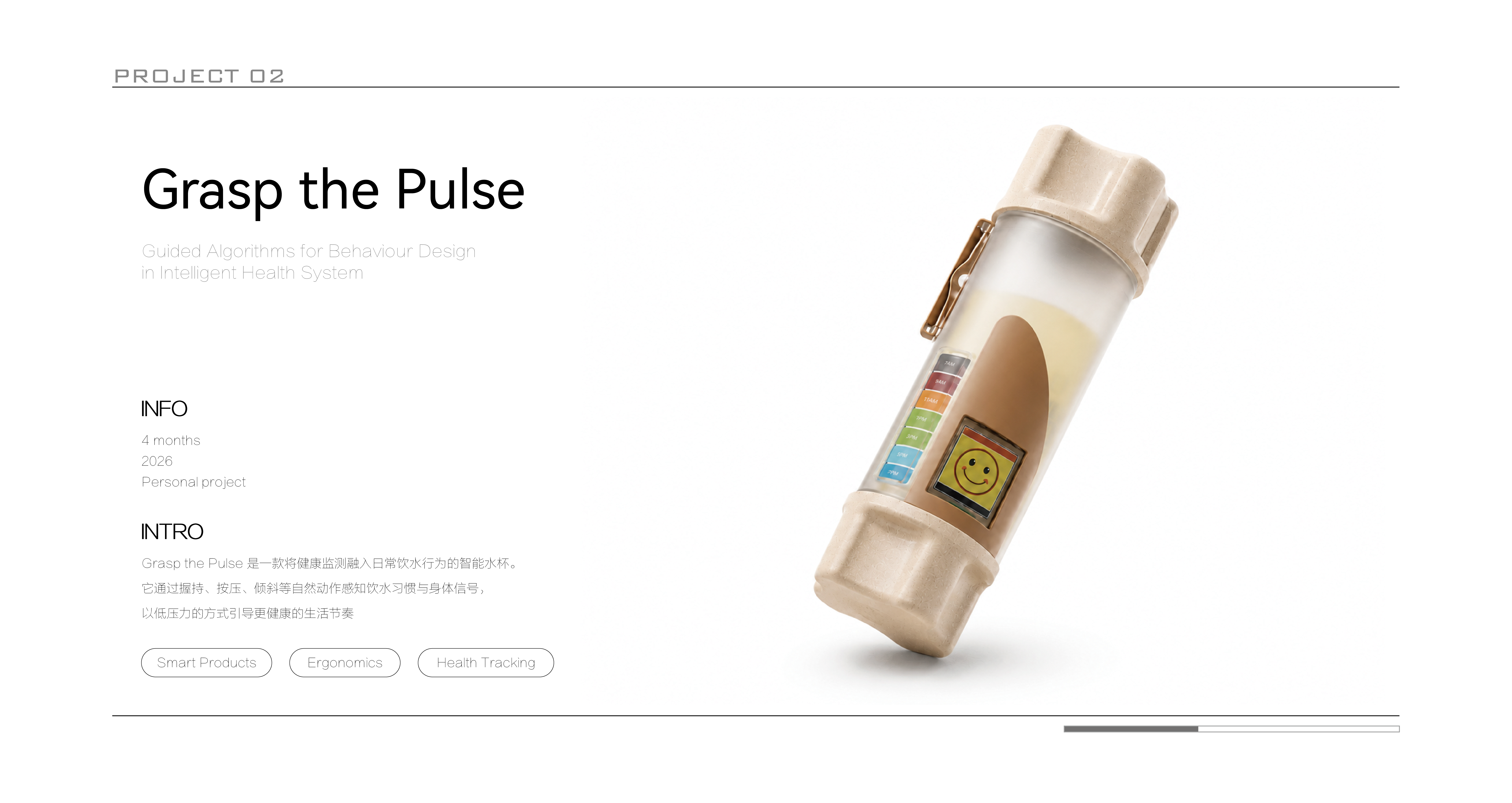 Intelligent products，Ergonomics，Behavior design，Health monitoring，