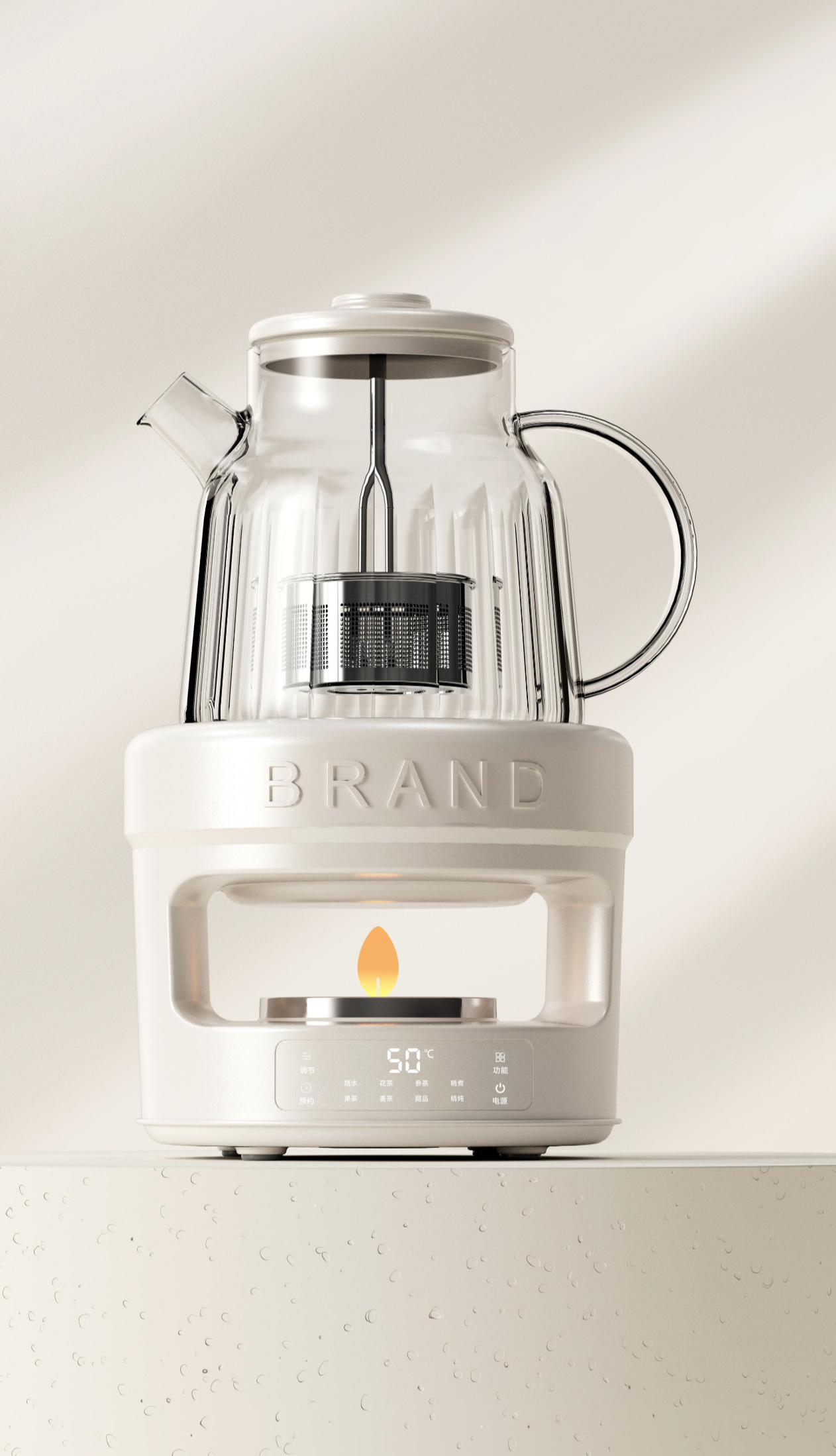Flower teapot, Product design, Small appliance design，