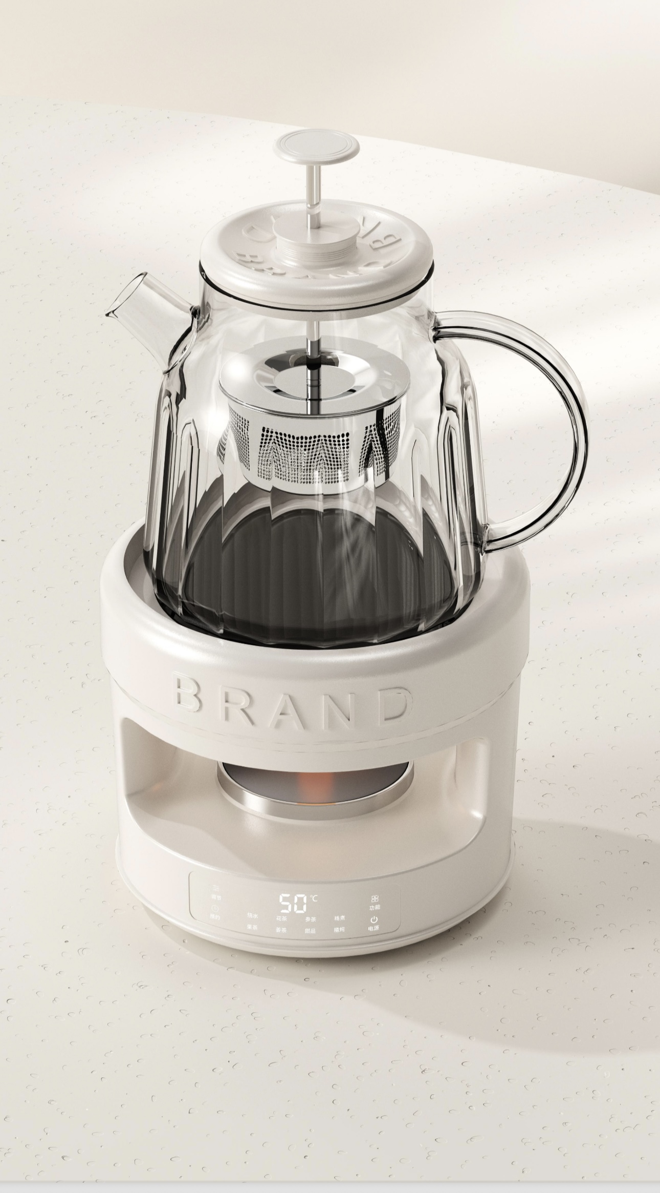 Flower teapot, Product design, Small appliance design，
