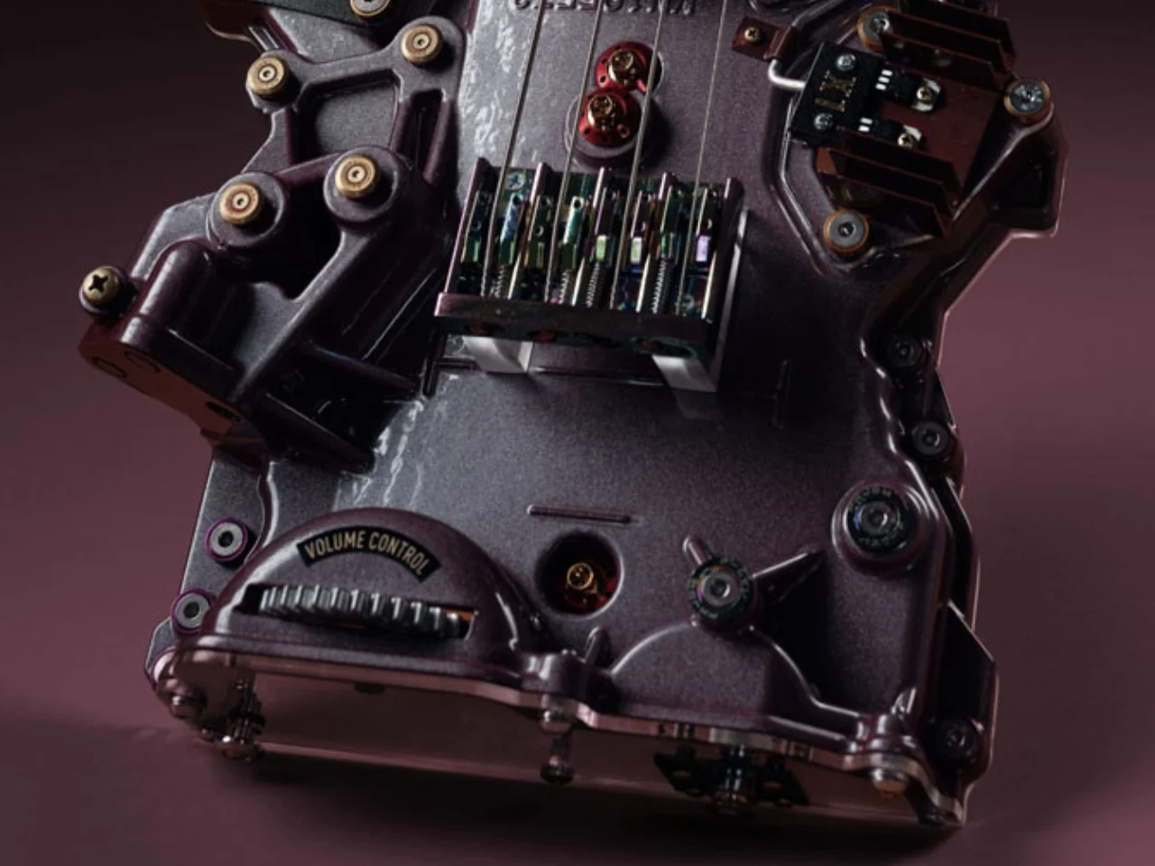 Plateis Guitars，Engine Head Electric Guitar，Transformation of automobile waste parts，Industrial wind musical instruments，