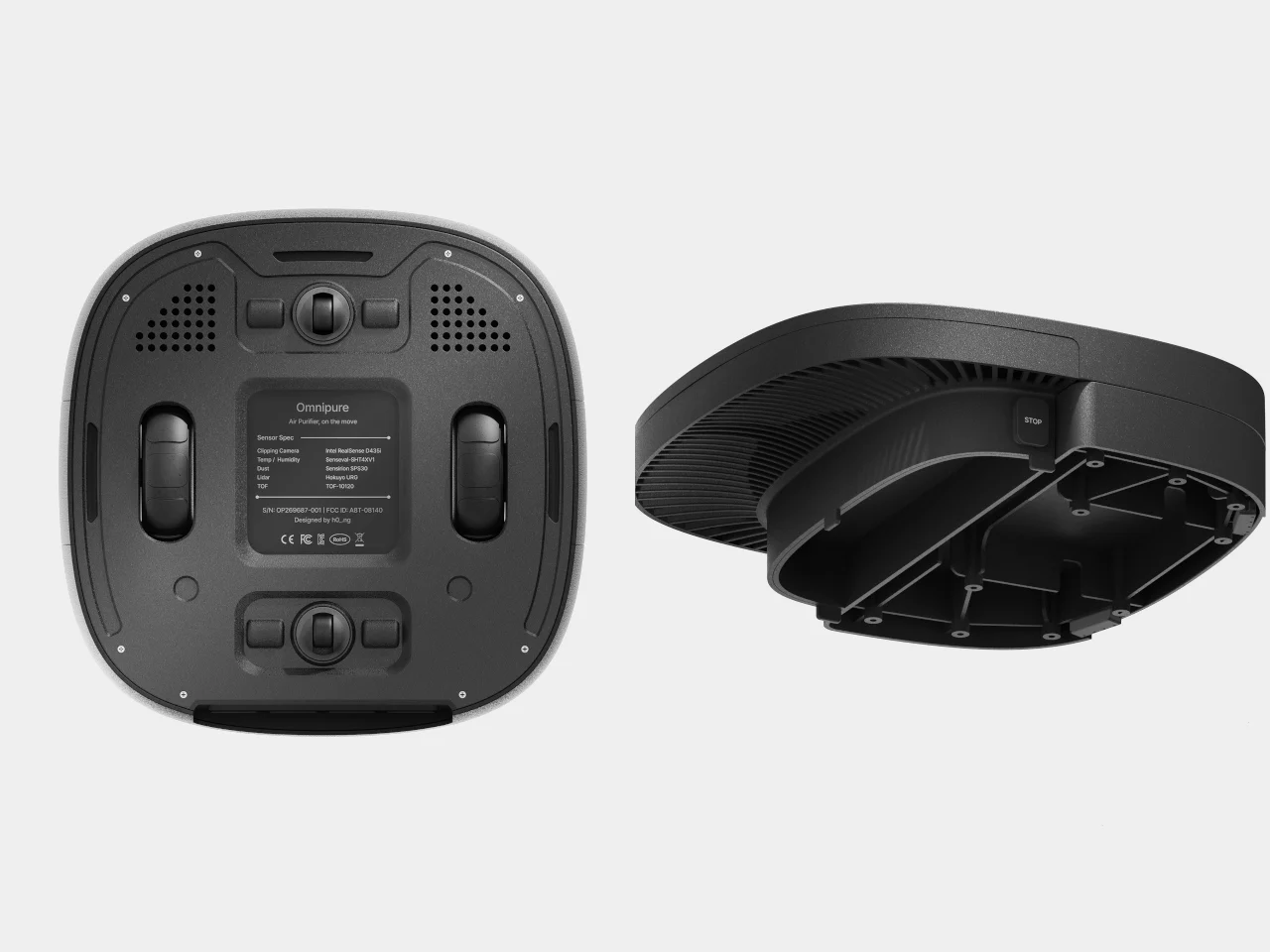 Omnipure，Mobile air purifier，autonomous navigation ，LiDAR，ToF sensor，