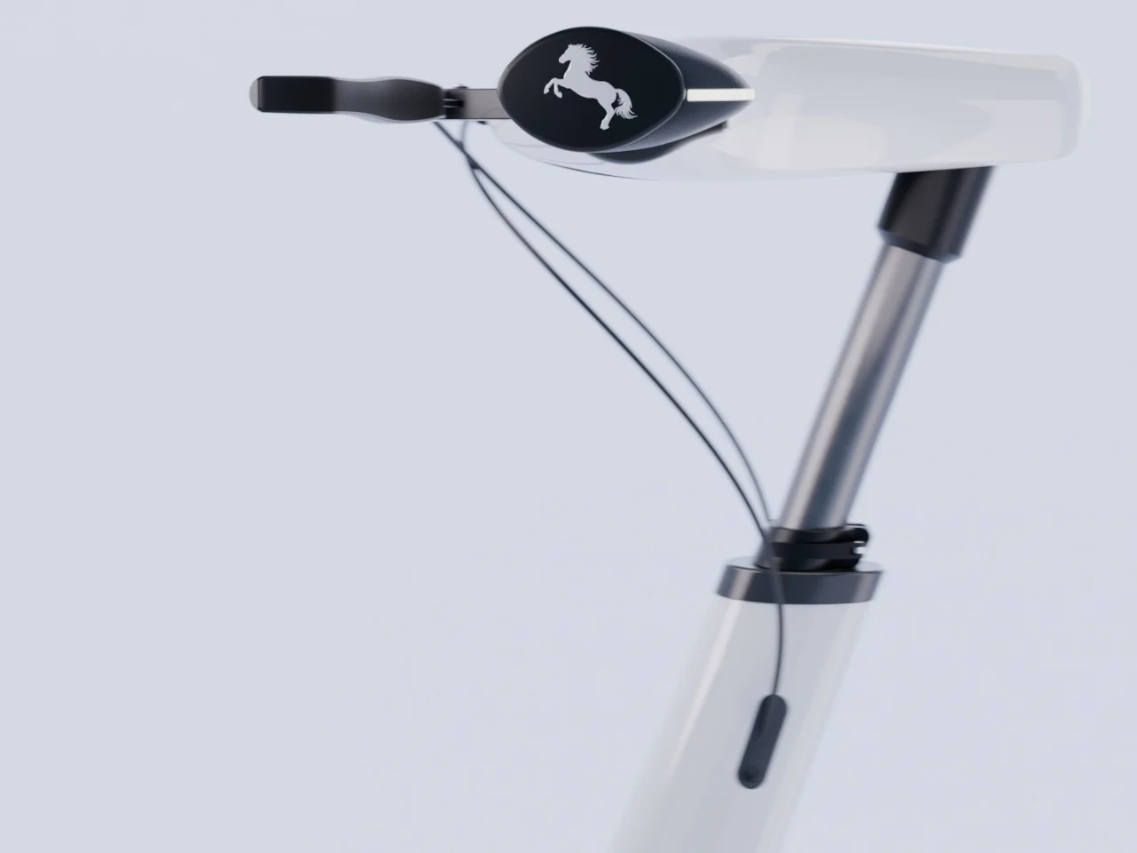E-Scooter，Ferrari style，Electric scooter，Seamless Shell，Sculpture Body，