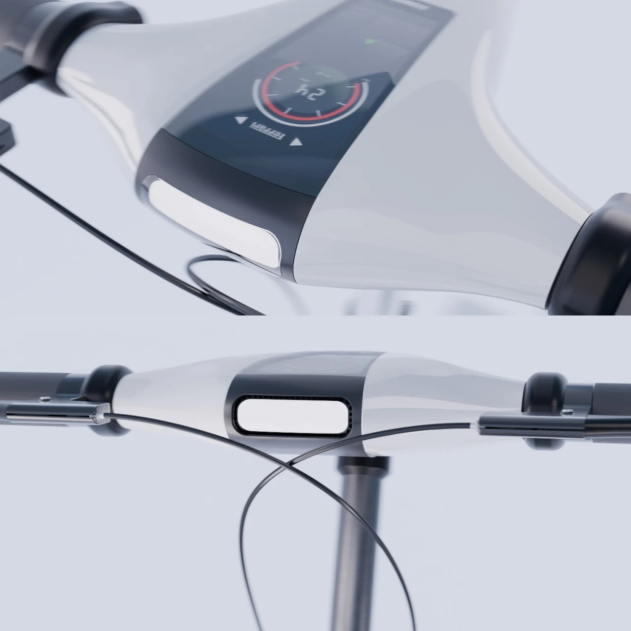 E-Scooter，Ferrari style，Electric scooter，Seamless Shell，Sculpture Body，