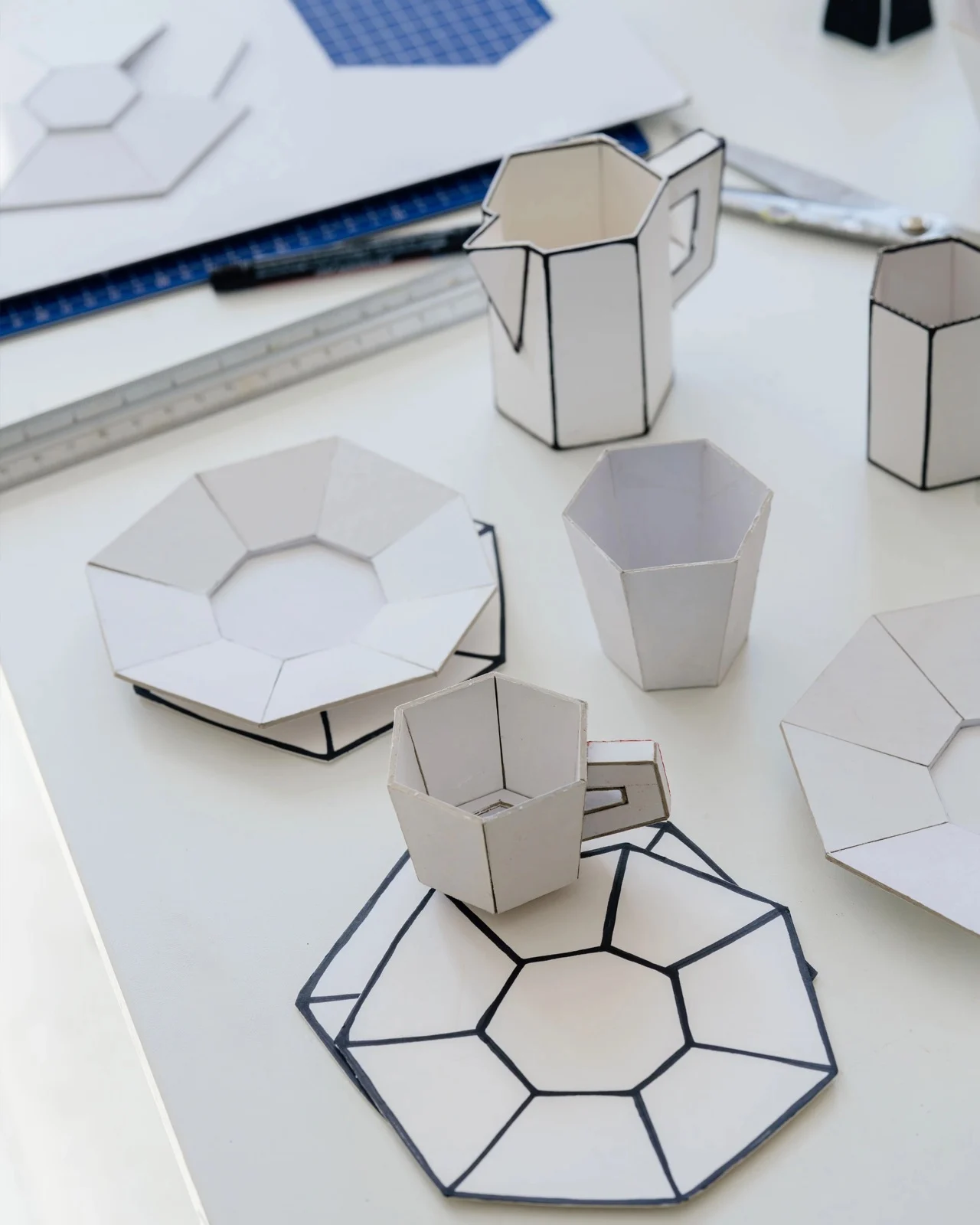 Serax，Carte Blanche，Cup pot，ceramics，Tableware design，
