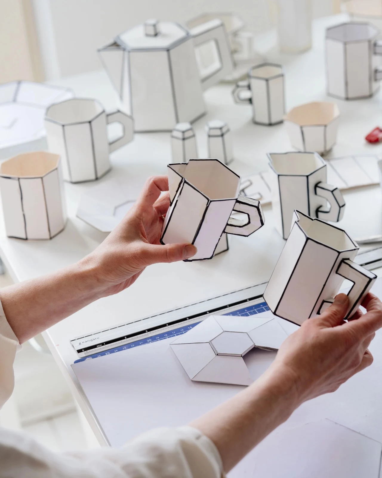 Serax，Carte Blanche，Cup pot，ceramics，Tableware design，
