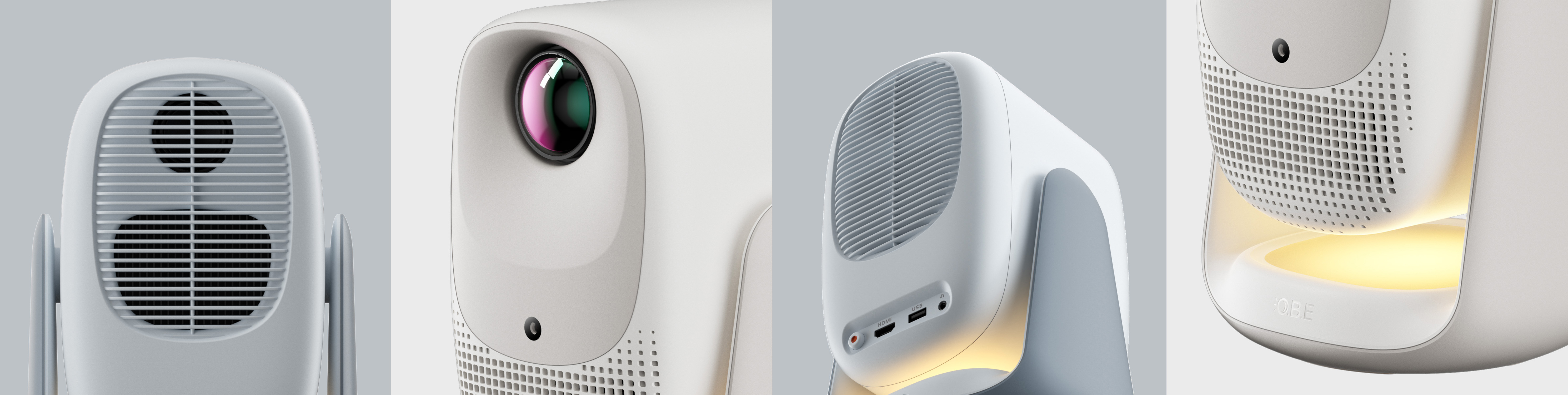 Projector，BrainON，industrial design，product design，