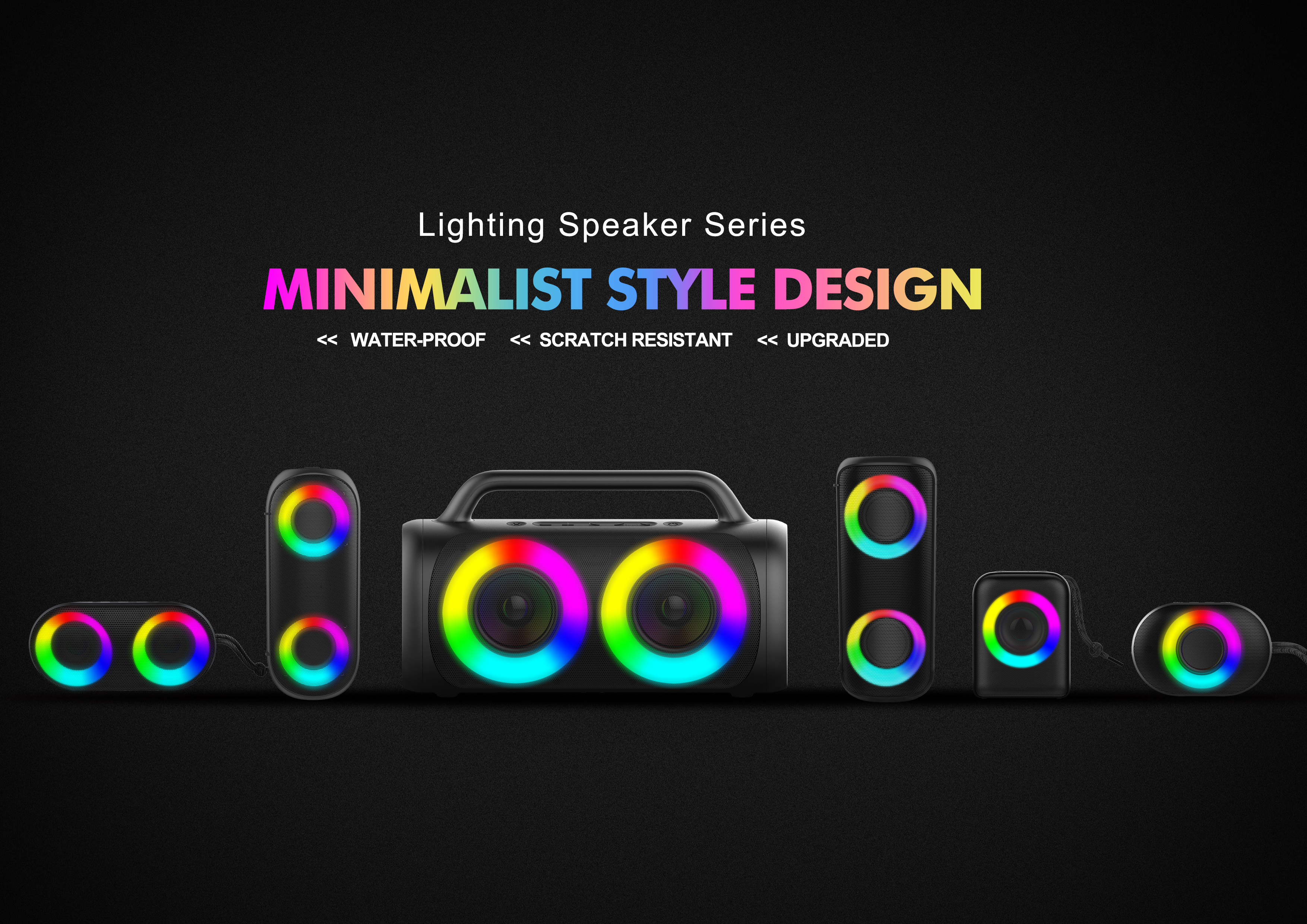 Digital, electronic products, audio, speakers, intelligent, simple wind，