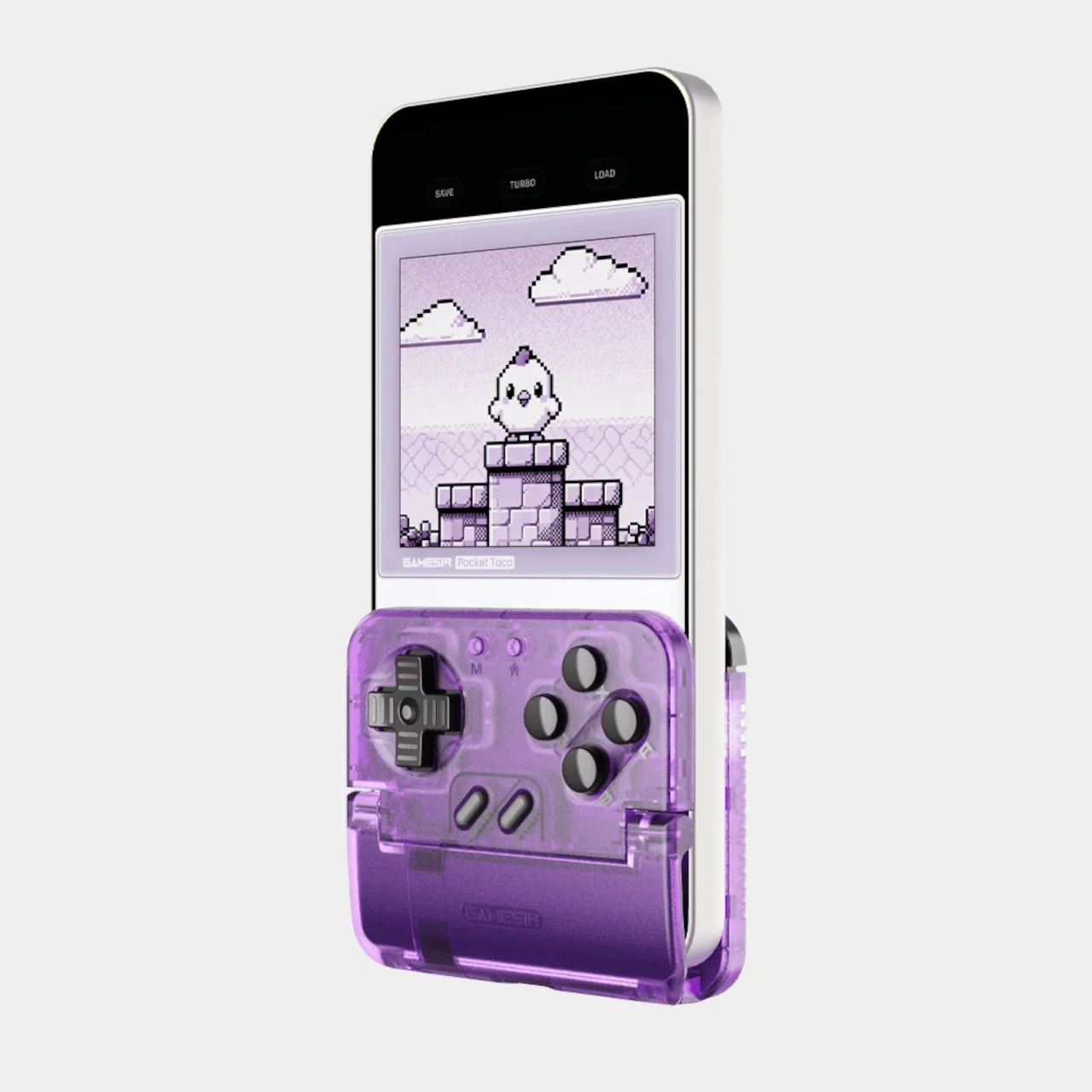 Pocket Taco，Vertical Handle，Mobile phone clip-on，Retro Simulator，purple，