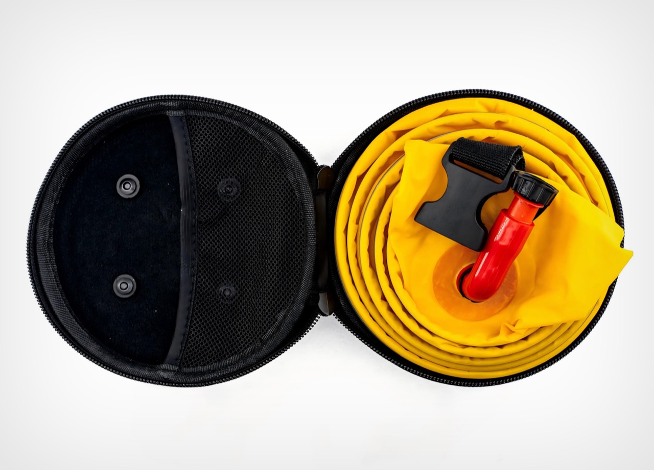 Manual pump inflation，Reflective silver tape，Life-saving device，sectional buoyancy chamber，Ark Hero No.1，