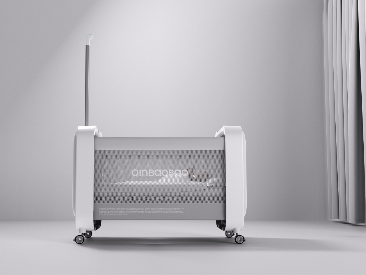 Monai Sleepod，Smart crib，negative ion purification，Kaiwang，One click folding，