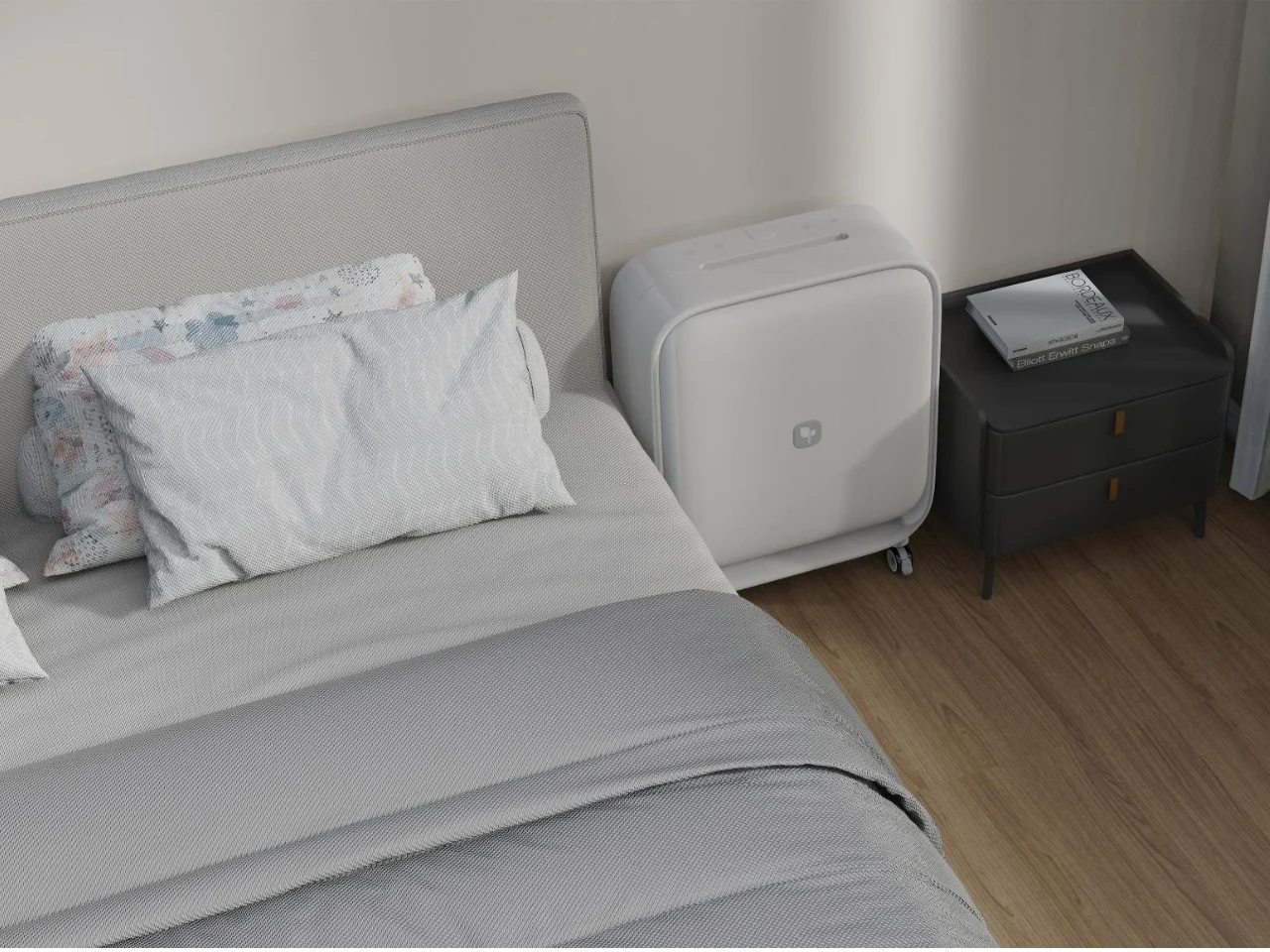 Monai Sleepod，Smart crib，negative ion purification，Kaiwang，One click folding，