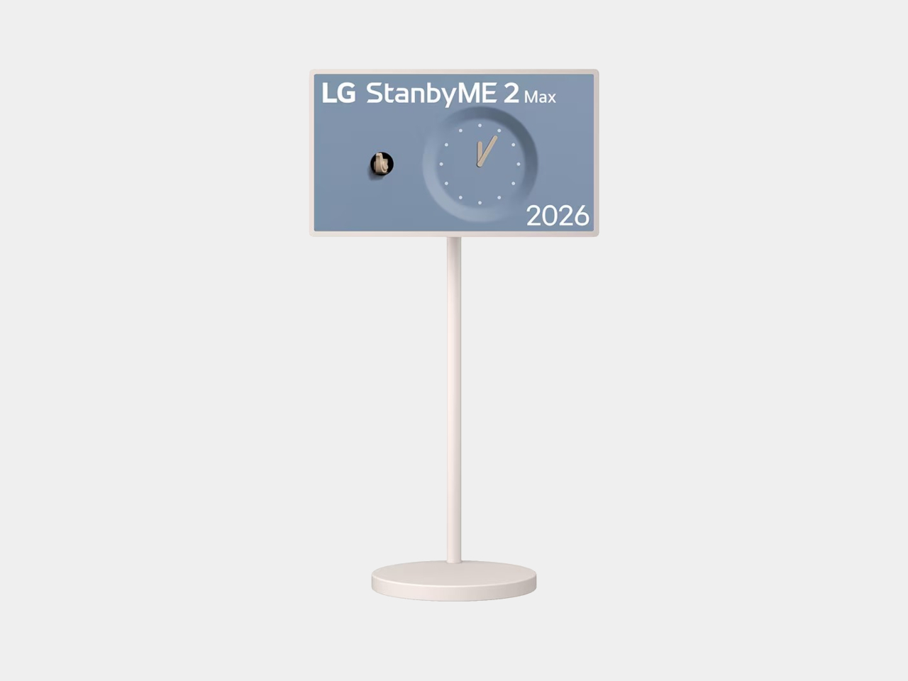 LG StanbyME 2 Max，Roller floor stand，webOS smart screen，