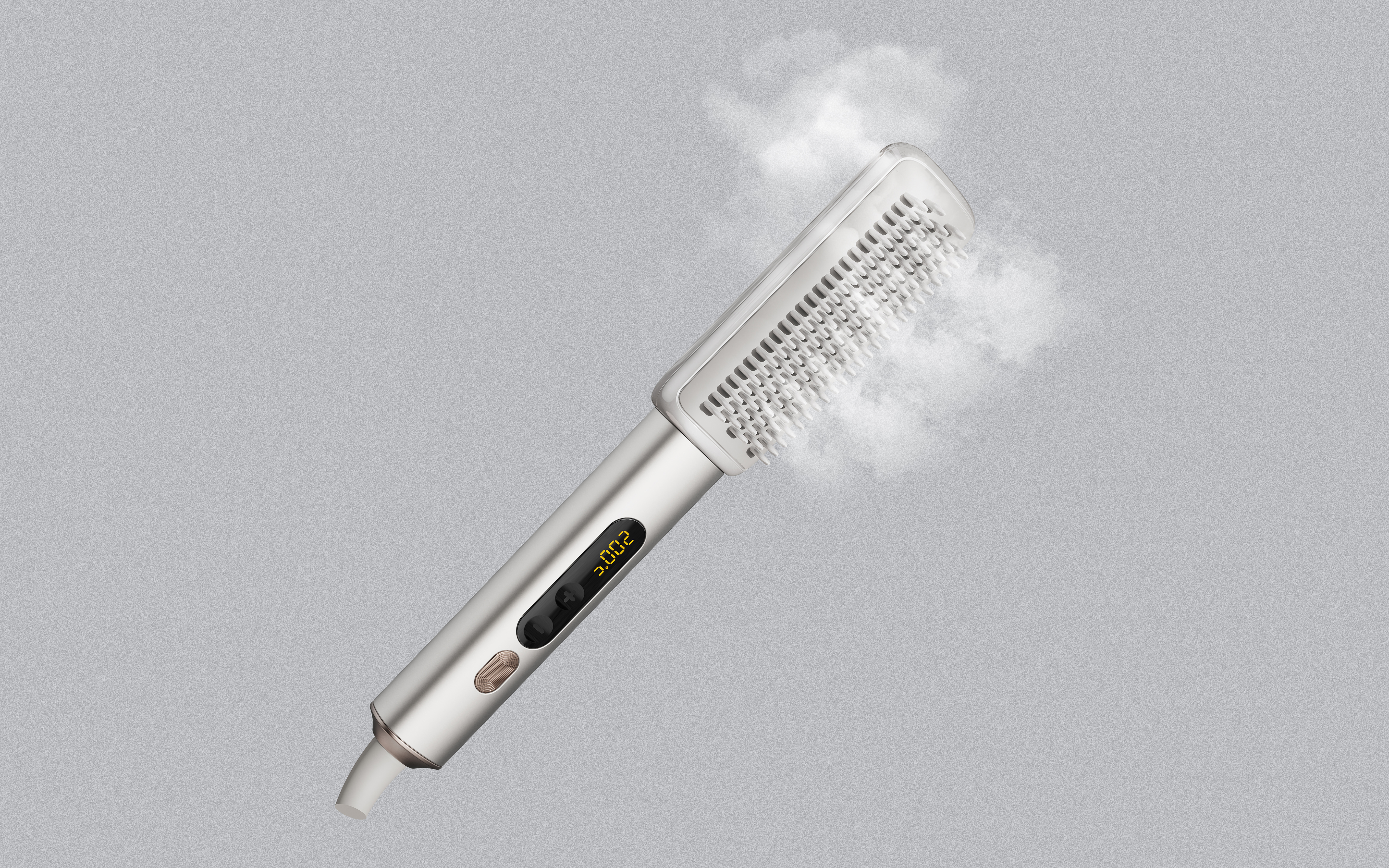 Straight hair comb，steam，Digital display，Visualized sump，Personal care products，Household Electric Appliances，Beauty products，Advanced sense，