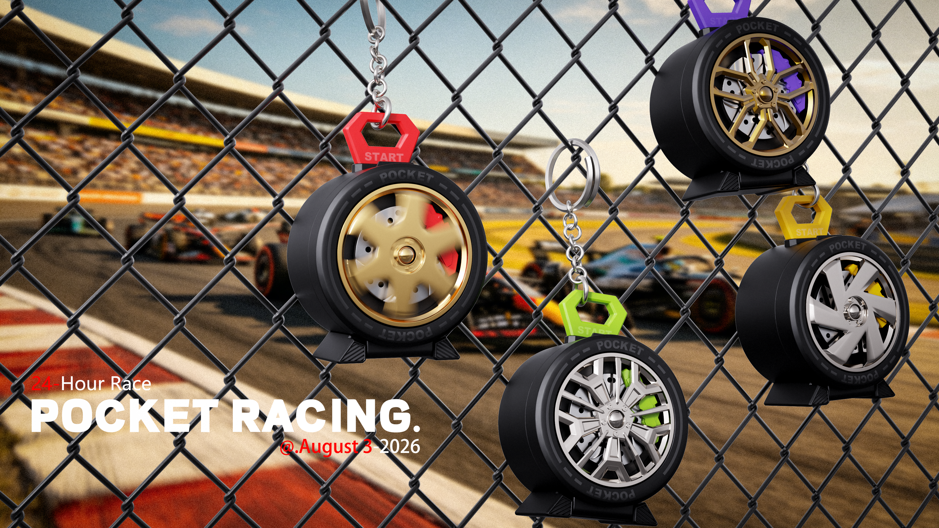 Decompression toys，hub，racing，