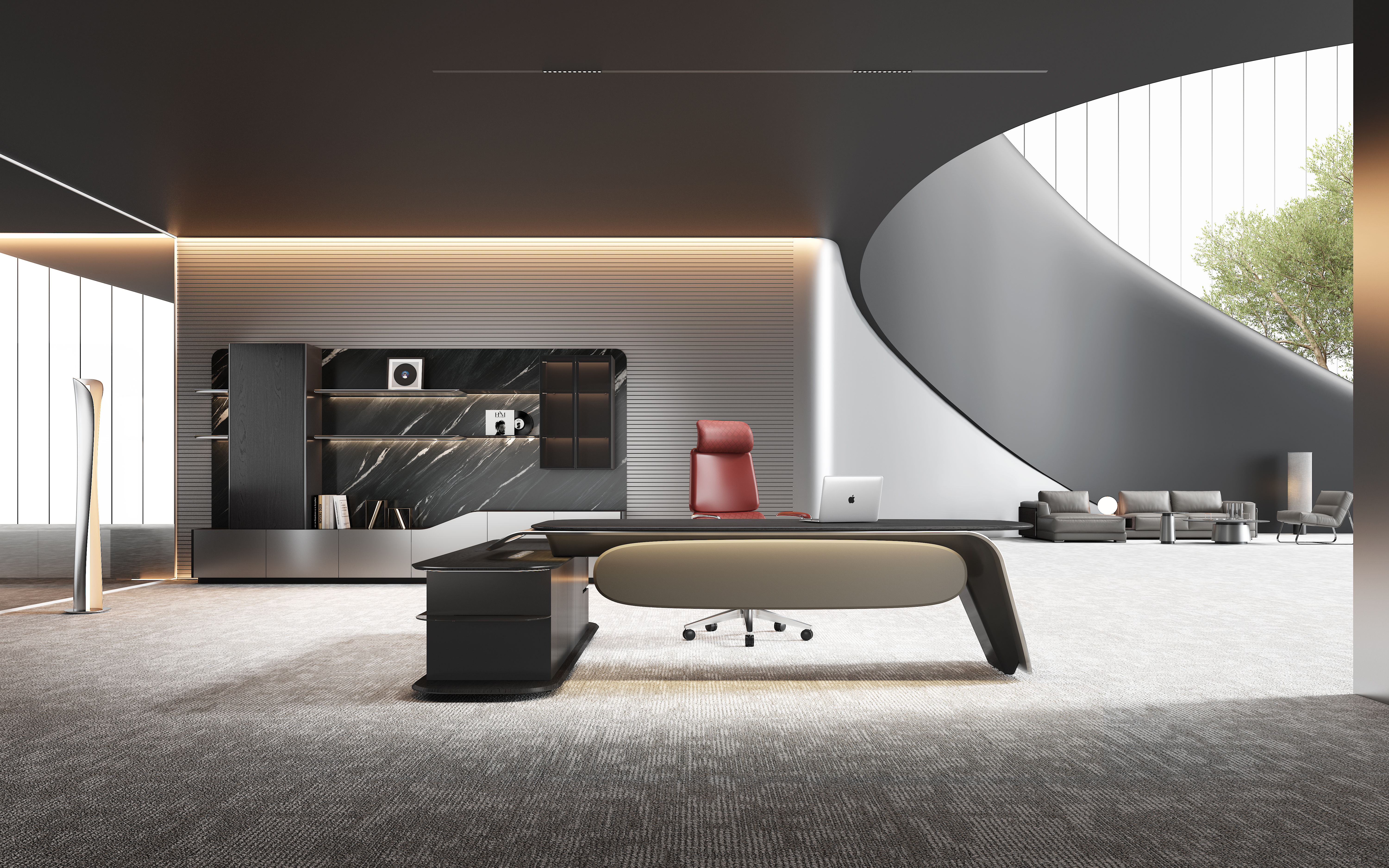 Bantai, Office Furniture, Rui Xiang, Yu Room Design, Xiang Shi Furniture，