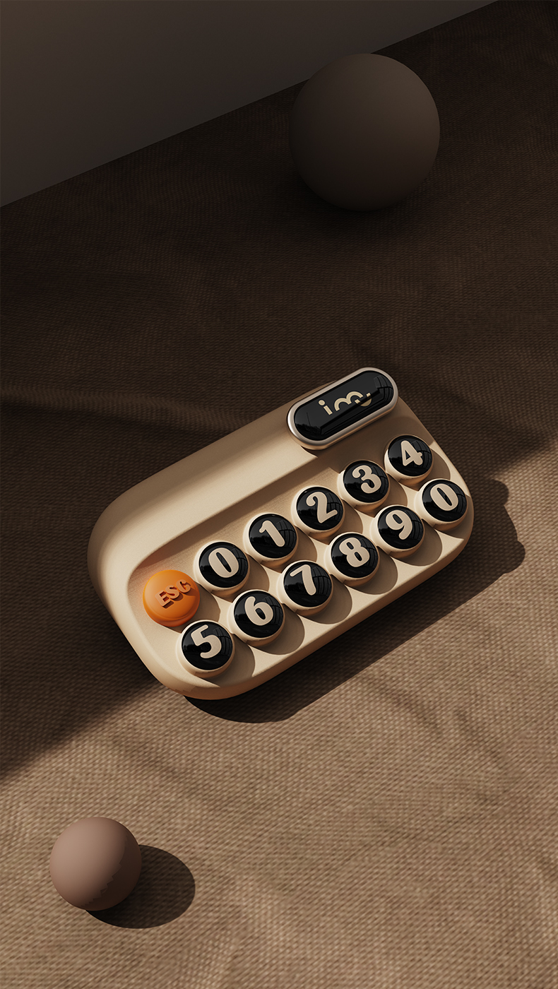 Parking sign，Aromatherapy，Retro，Keypad，Cream wind，Color contrast，Q Meng，Mellow，