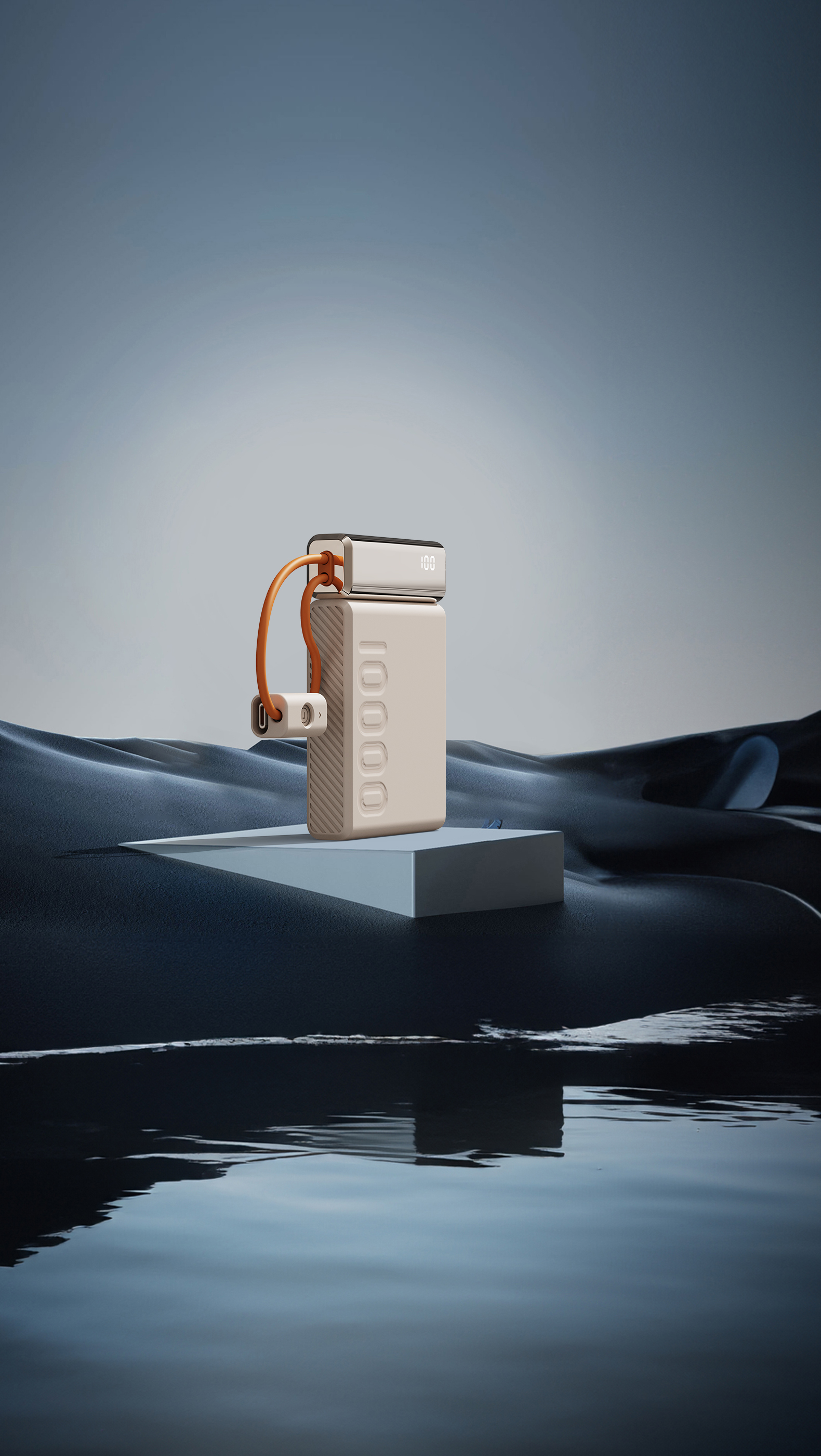 portable source，portable battery，10000mAh，modularization，Color contrast，Own line，