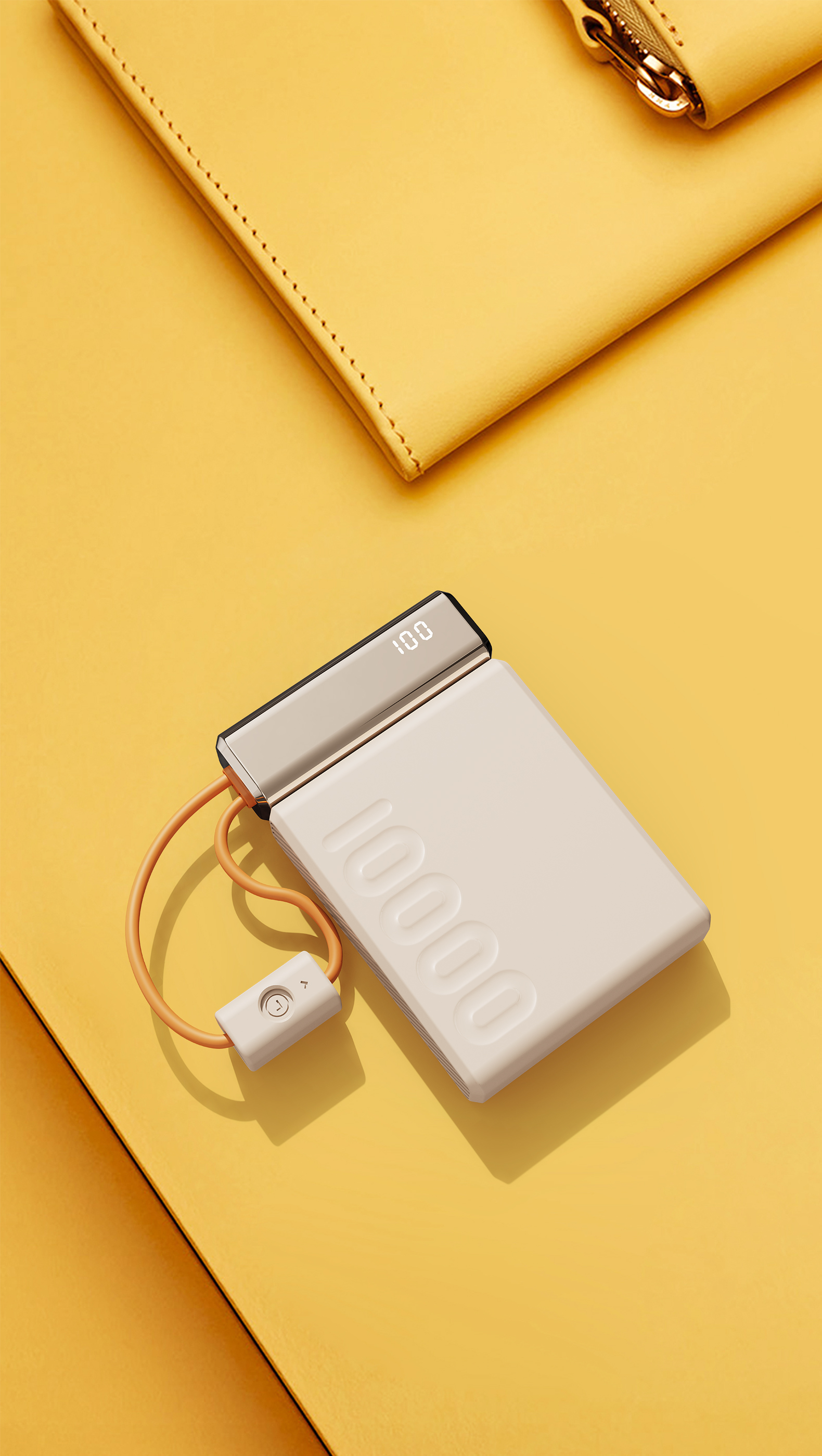 portable source，portable battery，10000mAh，modularization，Color contrast，Own line，