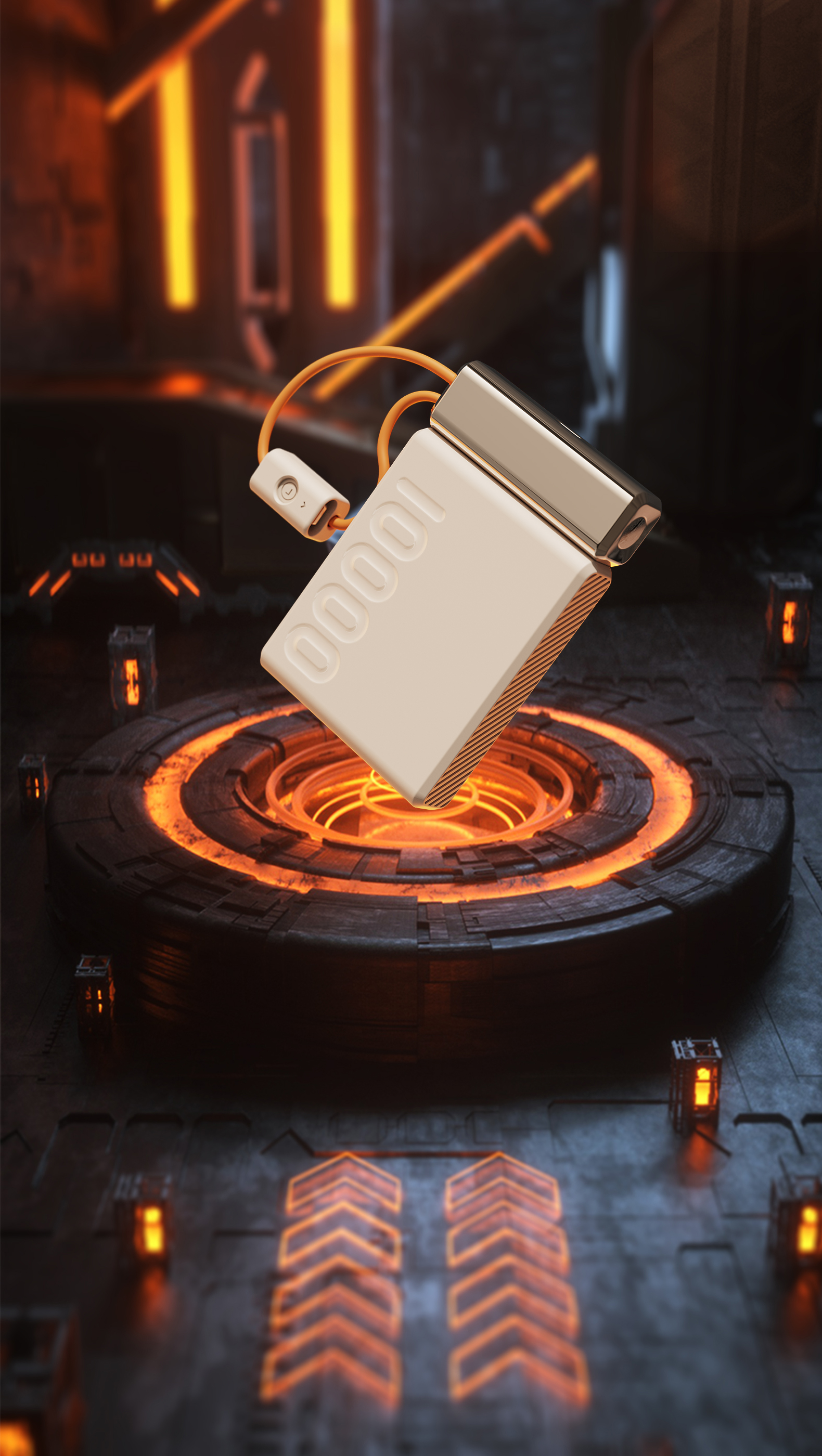 portable source，portable battery，10000mAh，modularization，Color contrast，Own line，