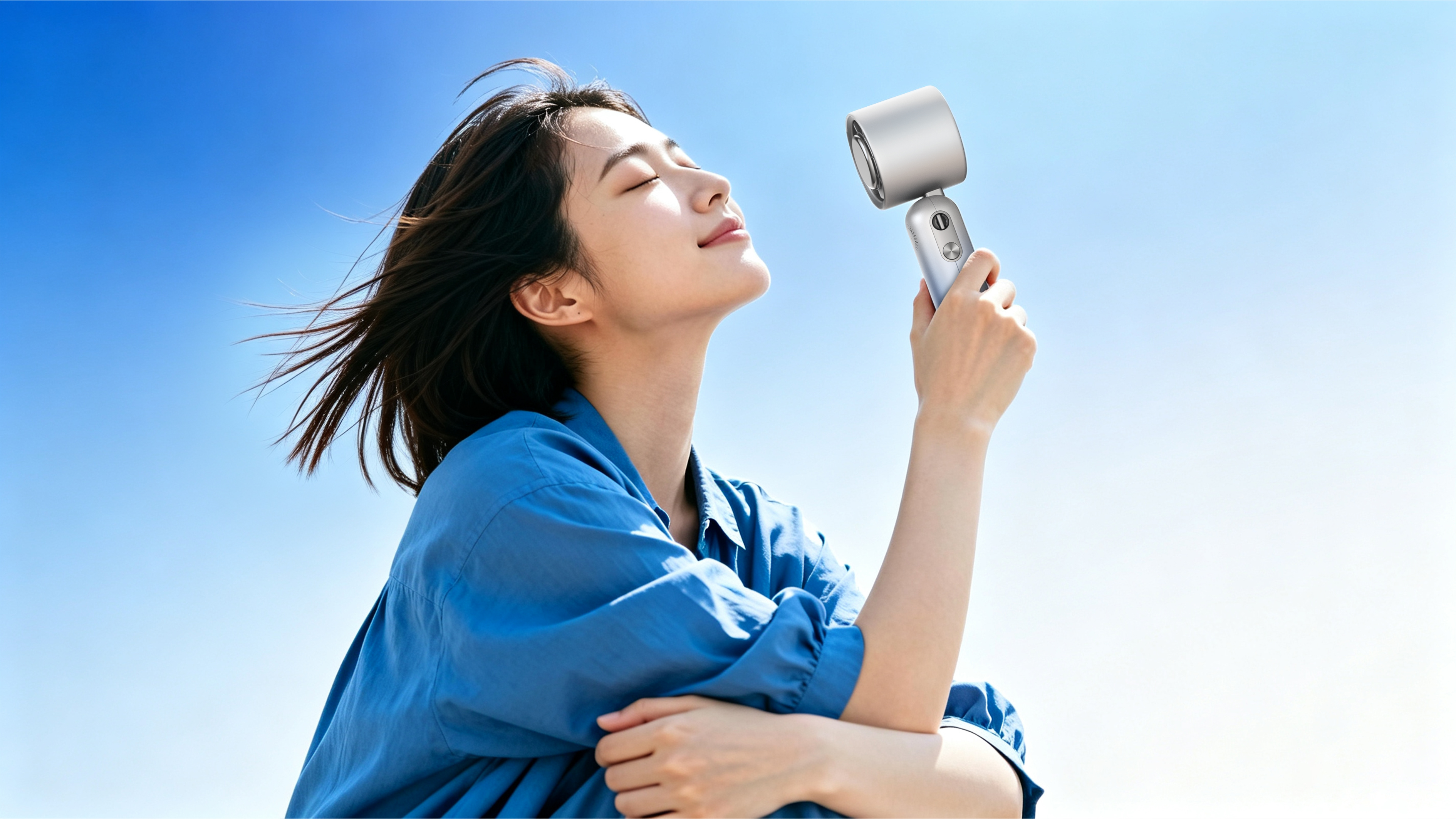 Hand held small fan，product design，