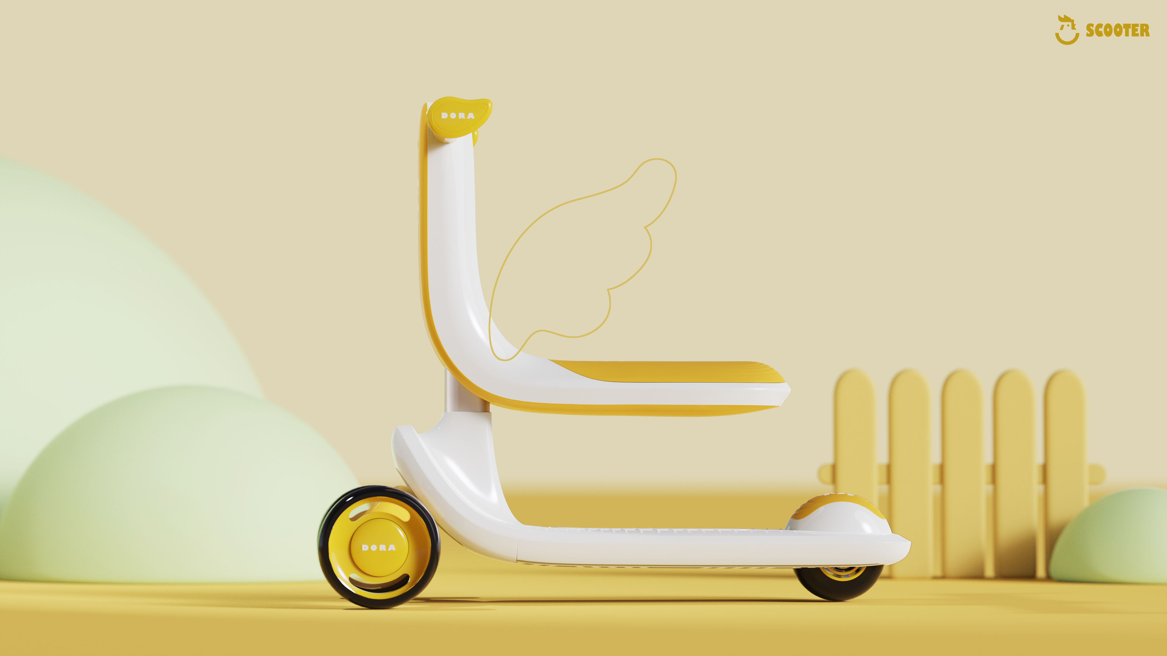 industrial design，product design，Stroller design，Children's Michael Car，Children's scooter，