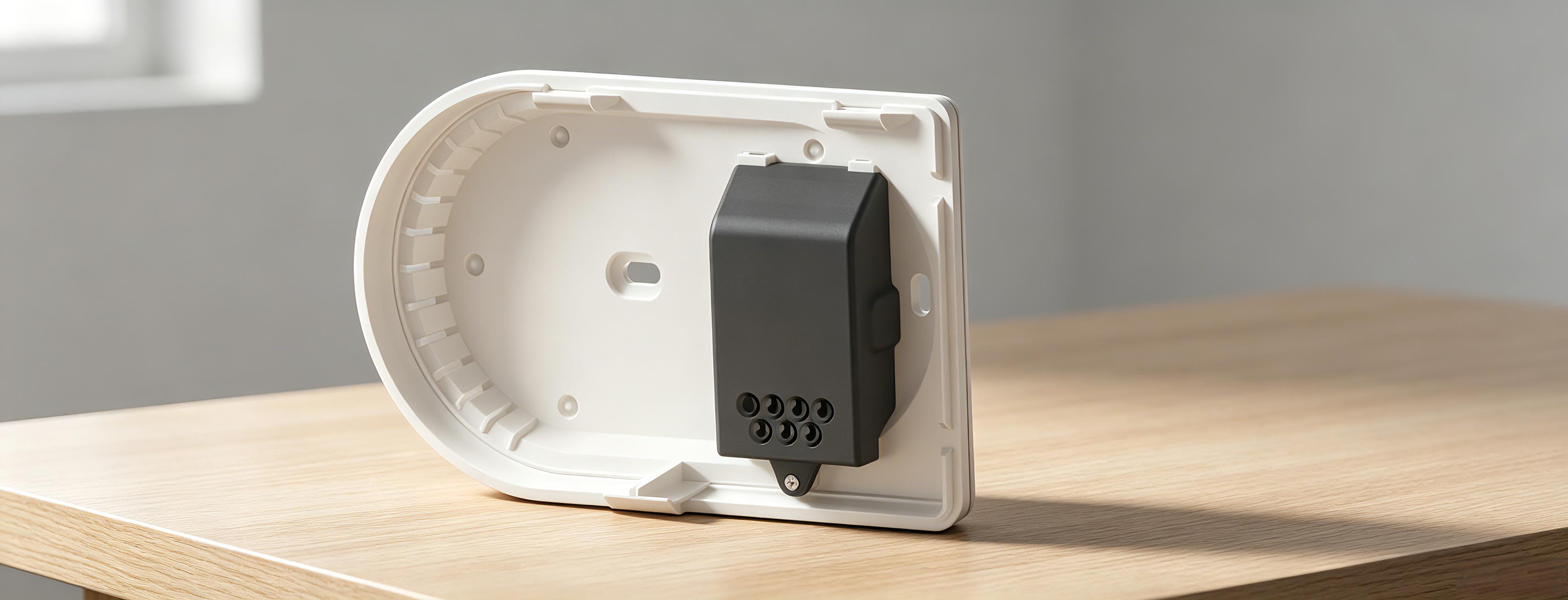 Hinged underfloor heating thermostat，